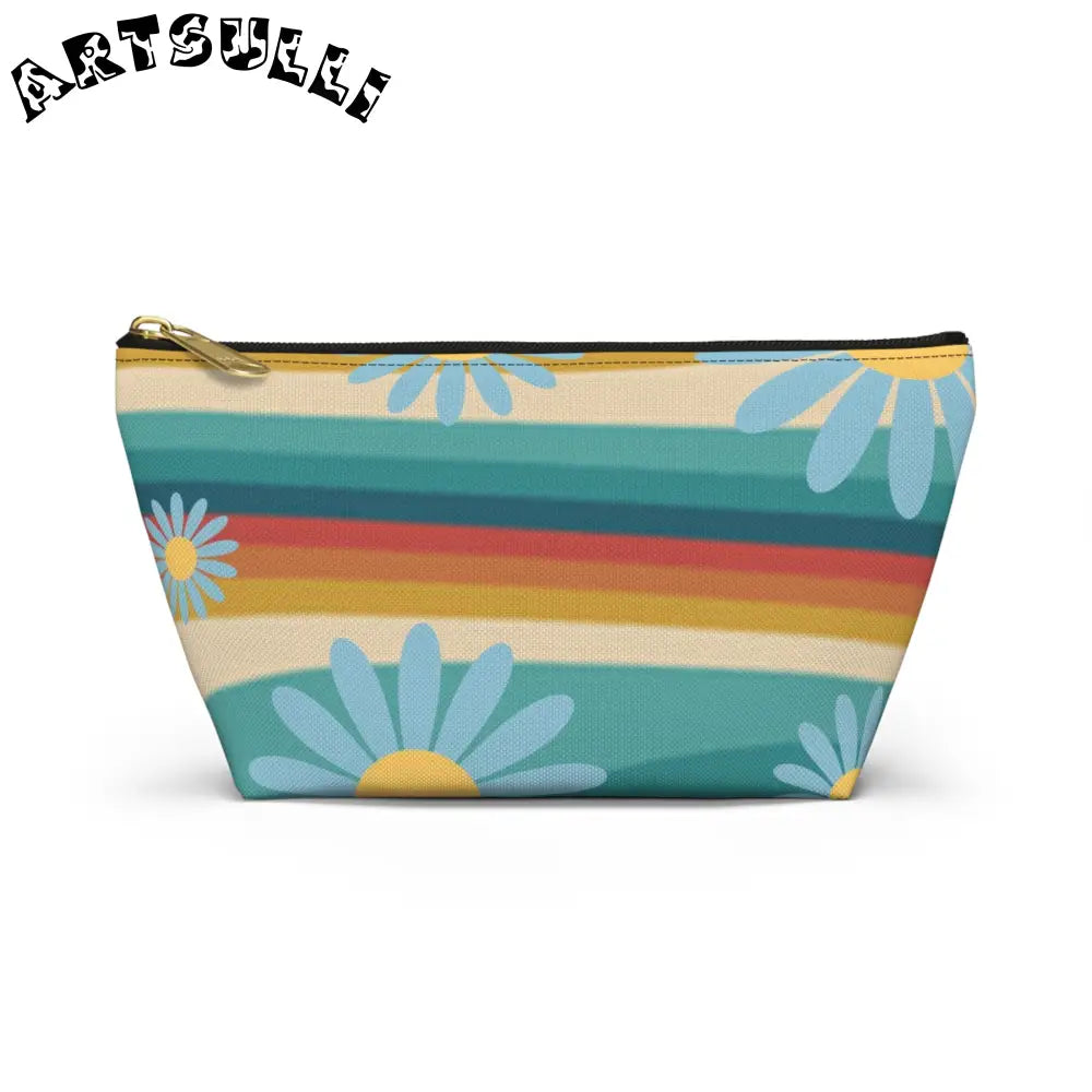 JAKKOUTTHEBXX Psychedelic Floral Hills Multi-Color Accessory Pouch w