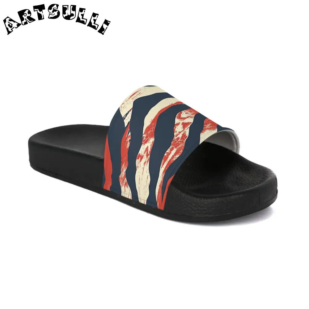 JAKKOUTTHEBXX Capricious Tiger Wave Women’s Slide Sandals