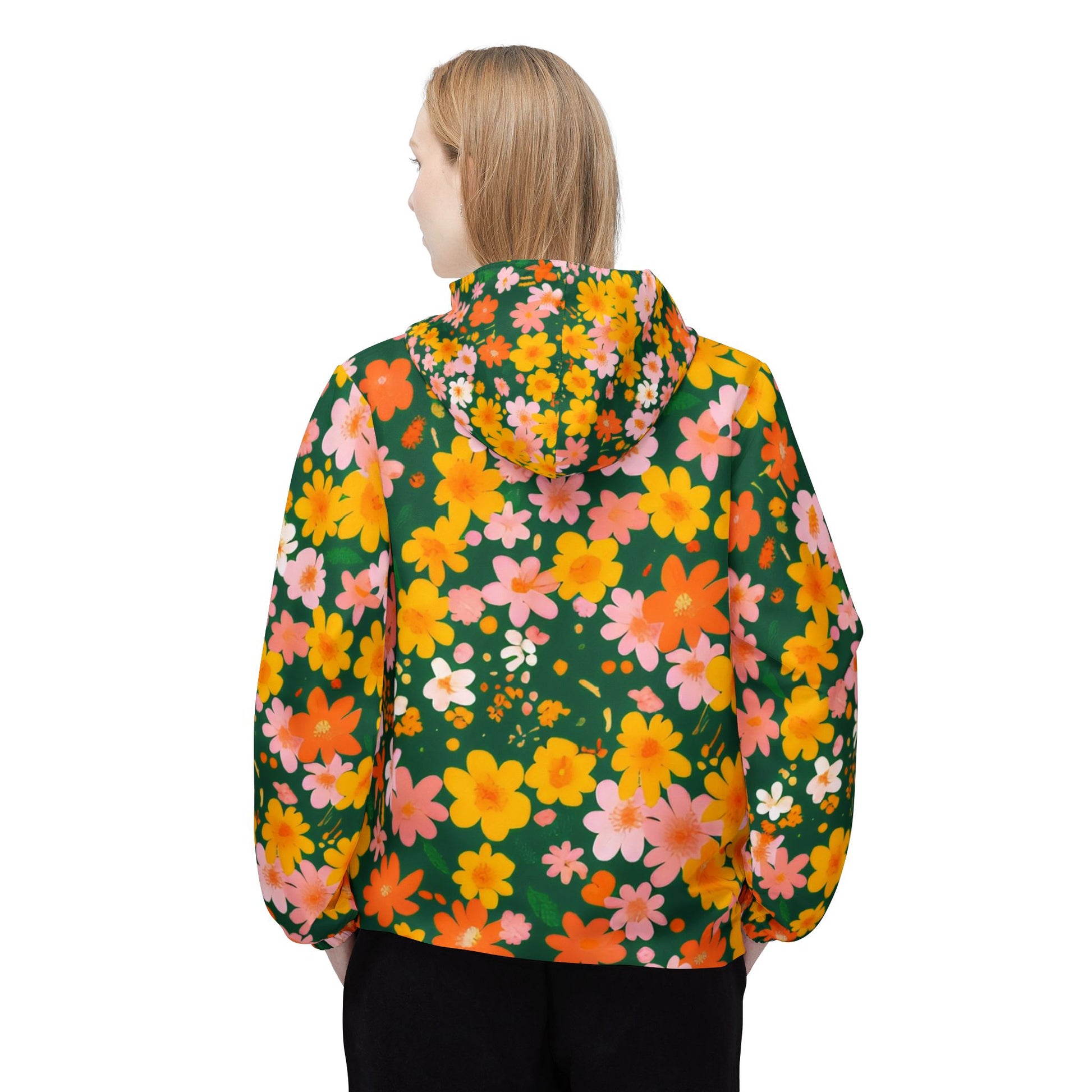 Windbreaker Jacket (AOP), Artsulli - Art is Long, Life is Short, Outerwear, , , , , , , 