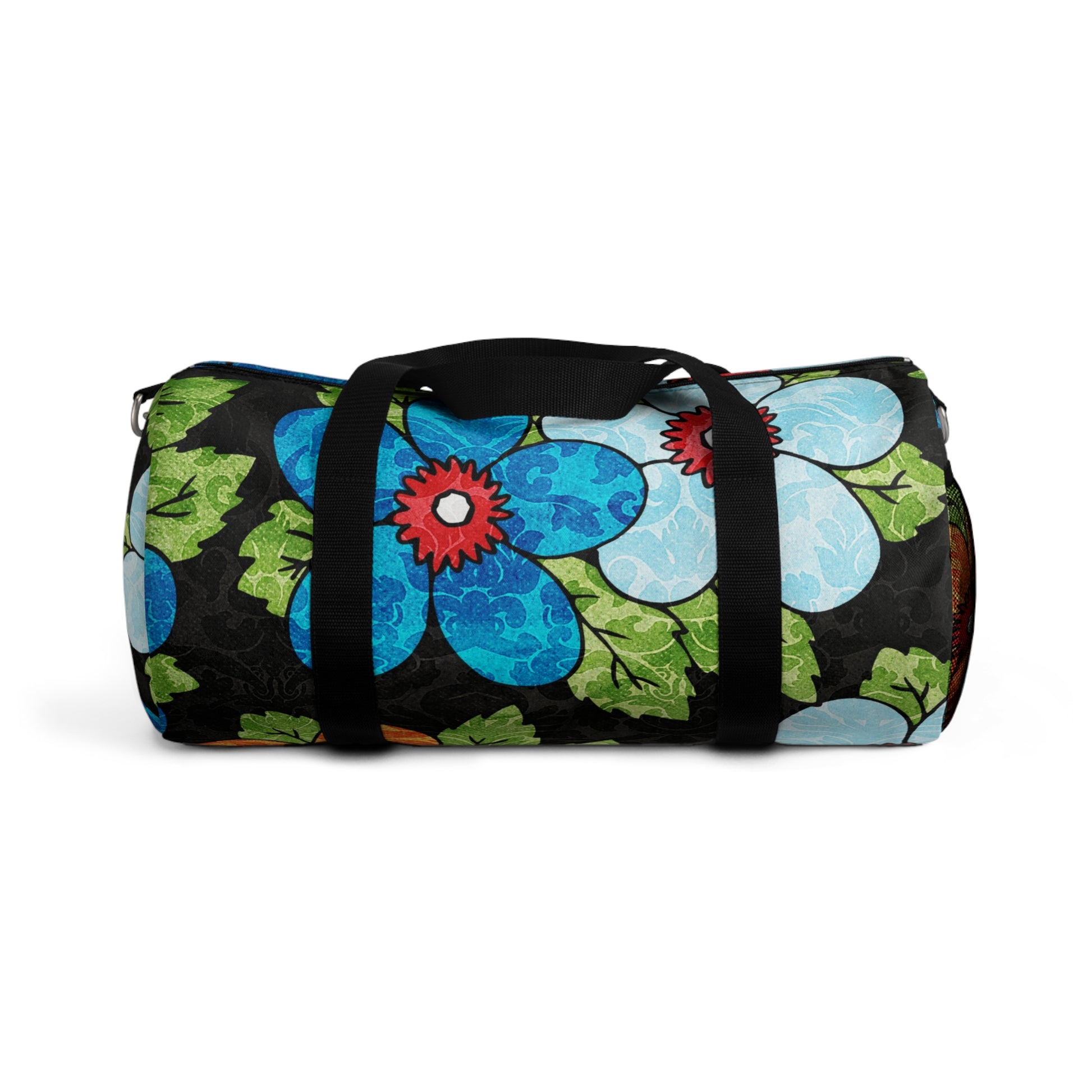 Groovy Black Floral Kl II Duffel Bag, Artsulli - Art is Long, Life is Short, Bags, Size, Small, , , , , 87168555127811235811