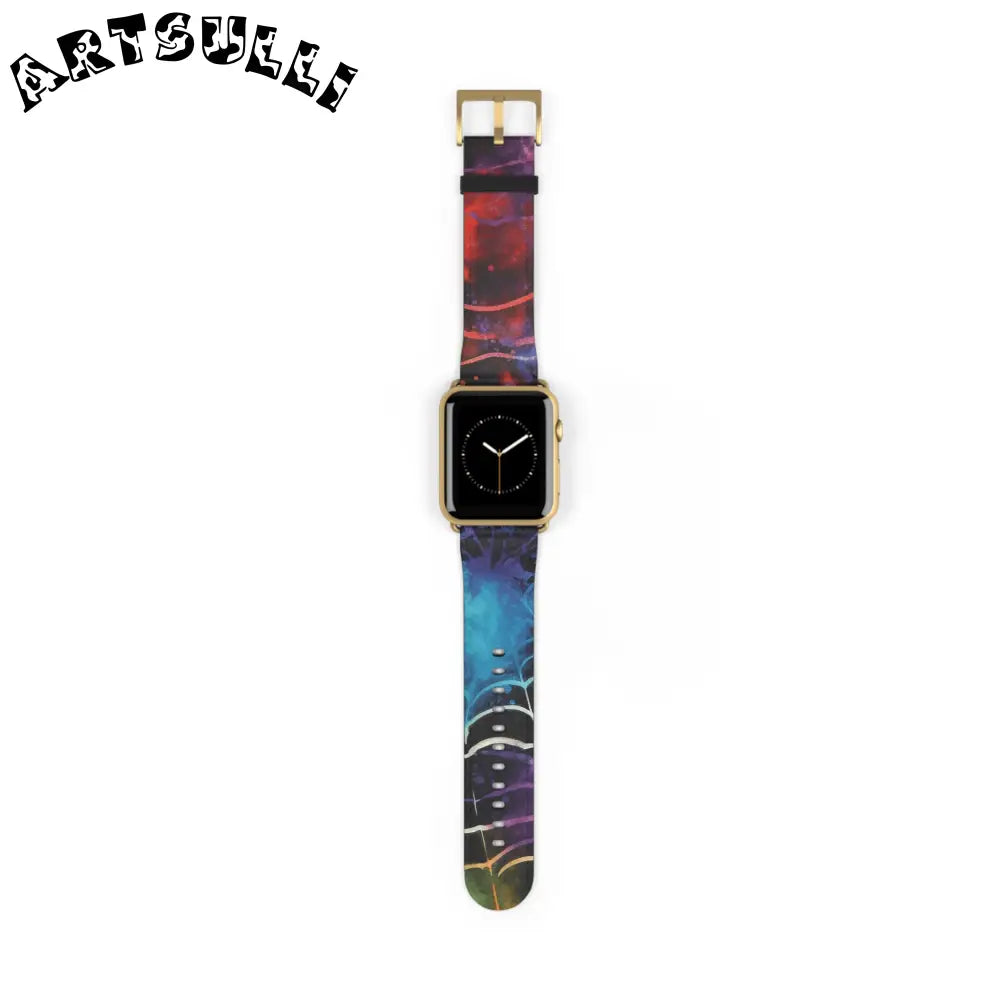 JAKKOUTTHEBXX Spider Web Faux Leather Watch Band 2025