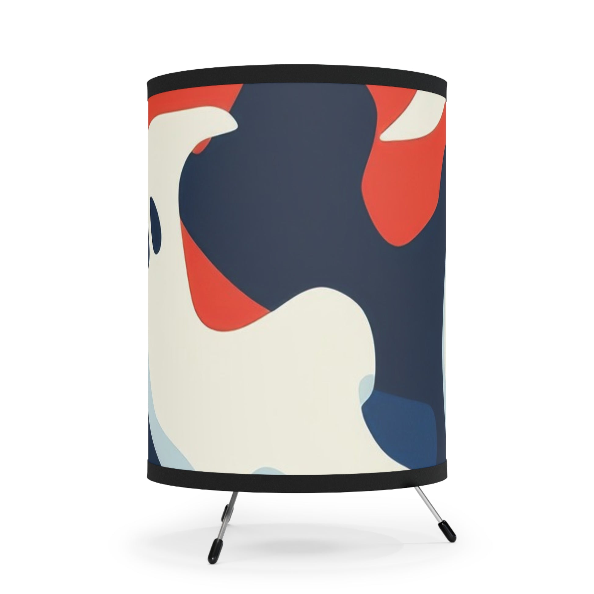 Camo Ghosts Tripod Lamp with High-Res Printed Shade, US\CA plug, Artsulli - Art is Long, Life is Short, Home Decor, , , , , , , 
