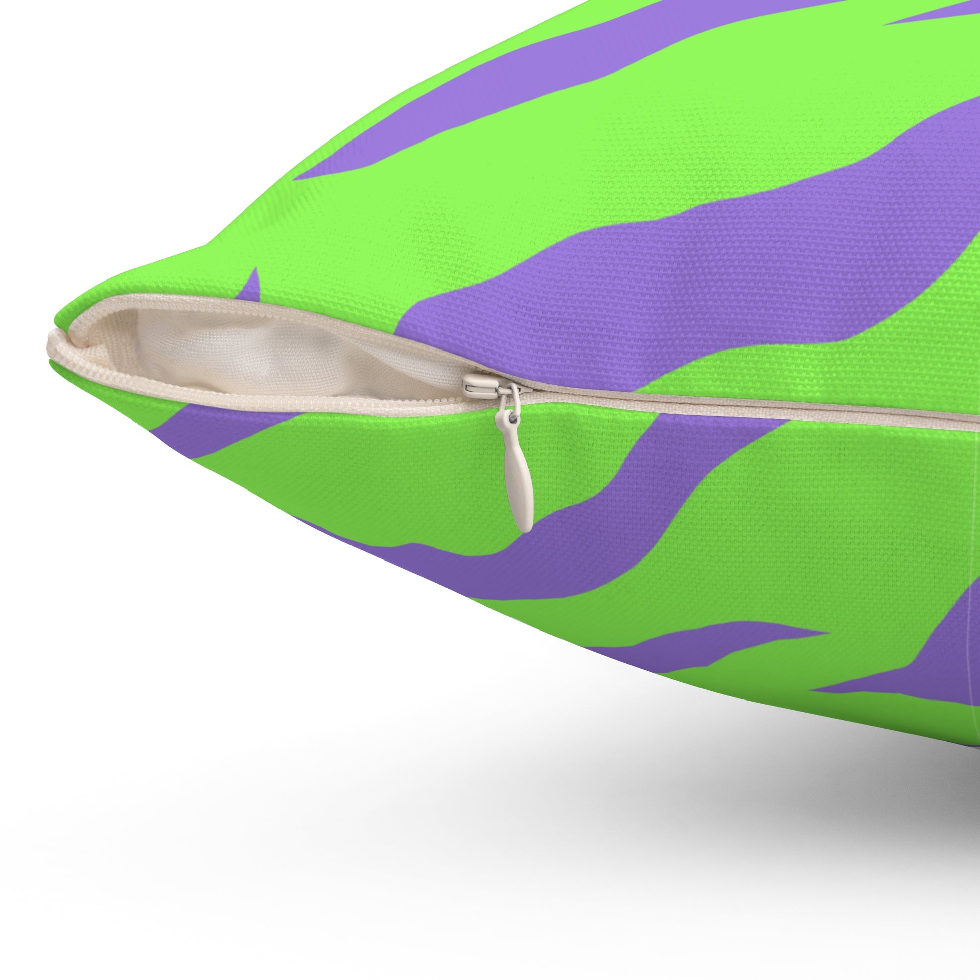 Tyrannosaurus Print Green and Purple Spun Polyester Square Pillow, Artsulli - Art is Long, Life is Short, Home Decor, , , , , , , 