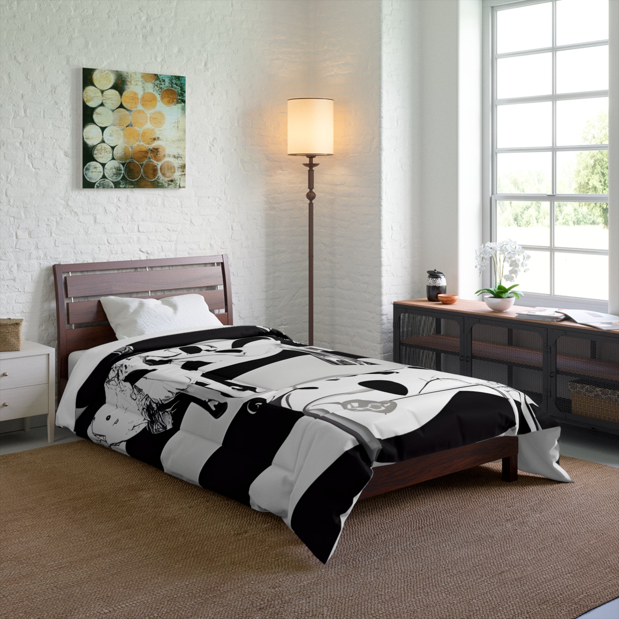 Cruellas Cattle Line Comforter, Artsulli - Art is Long, Life is Short, Home Decor, , , , , , , 