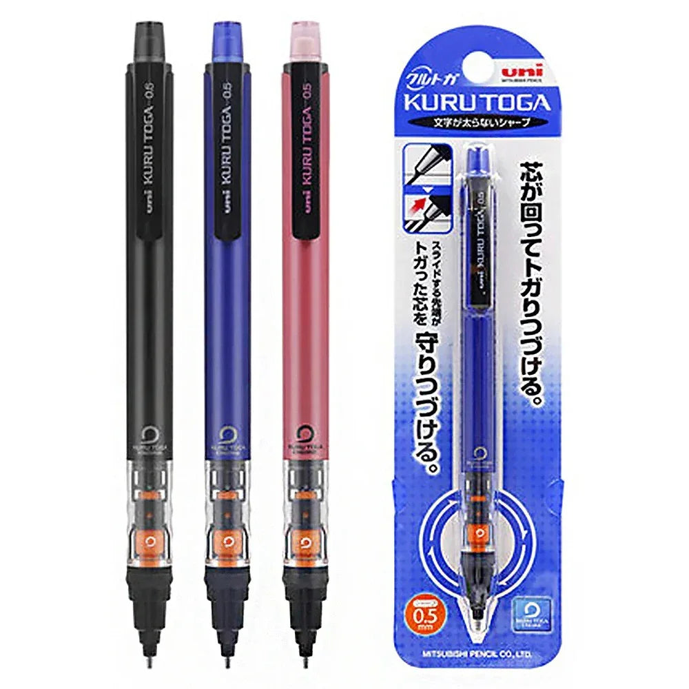 Buy The Best By Artsulli - Art is Long Life Short - Japan UNI Mechanical Pencil KURUTOGA 0.5mm Non Breakable Lead Drawing Activity M5-452