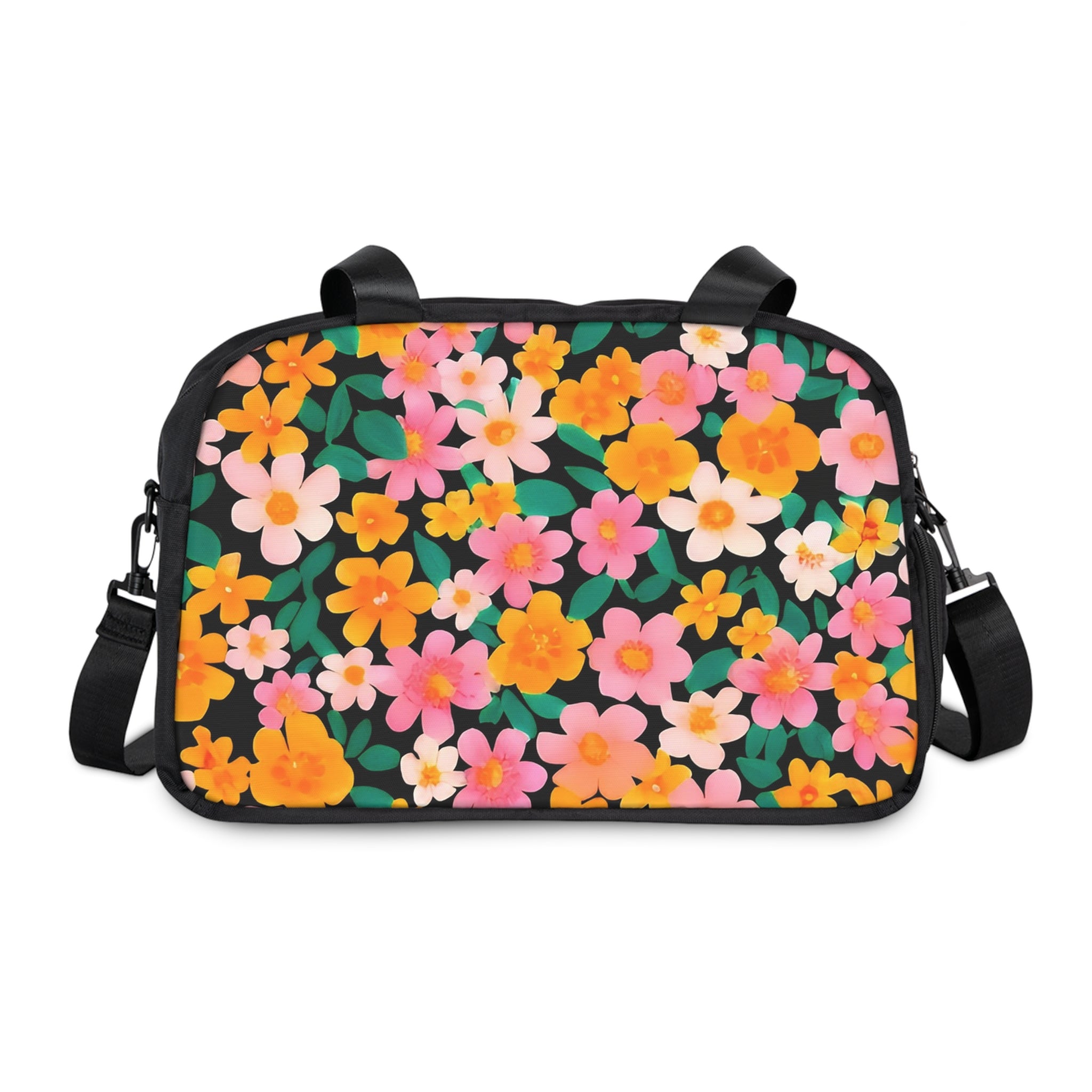 Fitness Handbag, Artsulli - Art is Long, Life is Short, Bags, Size, 12.4" x 13.3", Color, Black, , , 25093888781024296554