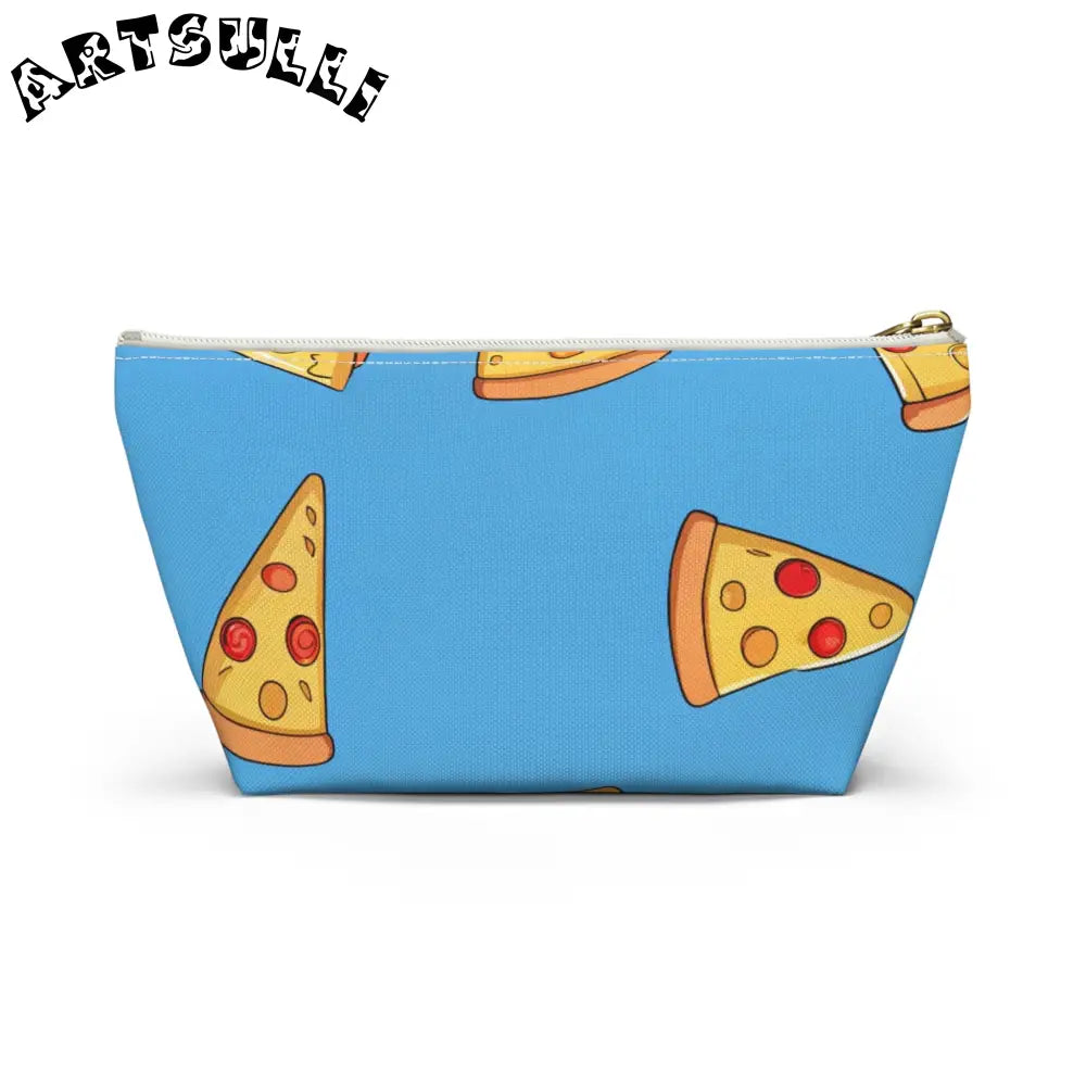 JAKKOUTTHEBXX Blue Pizza Dreamscape Accessory Pouch w T-bottom