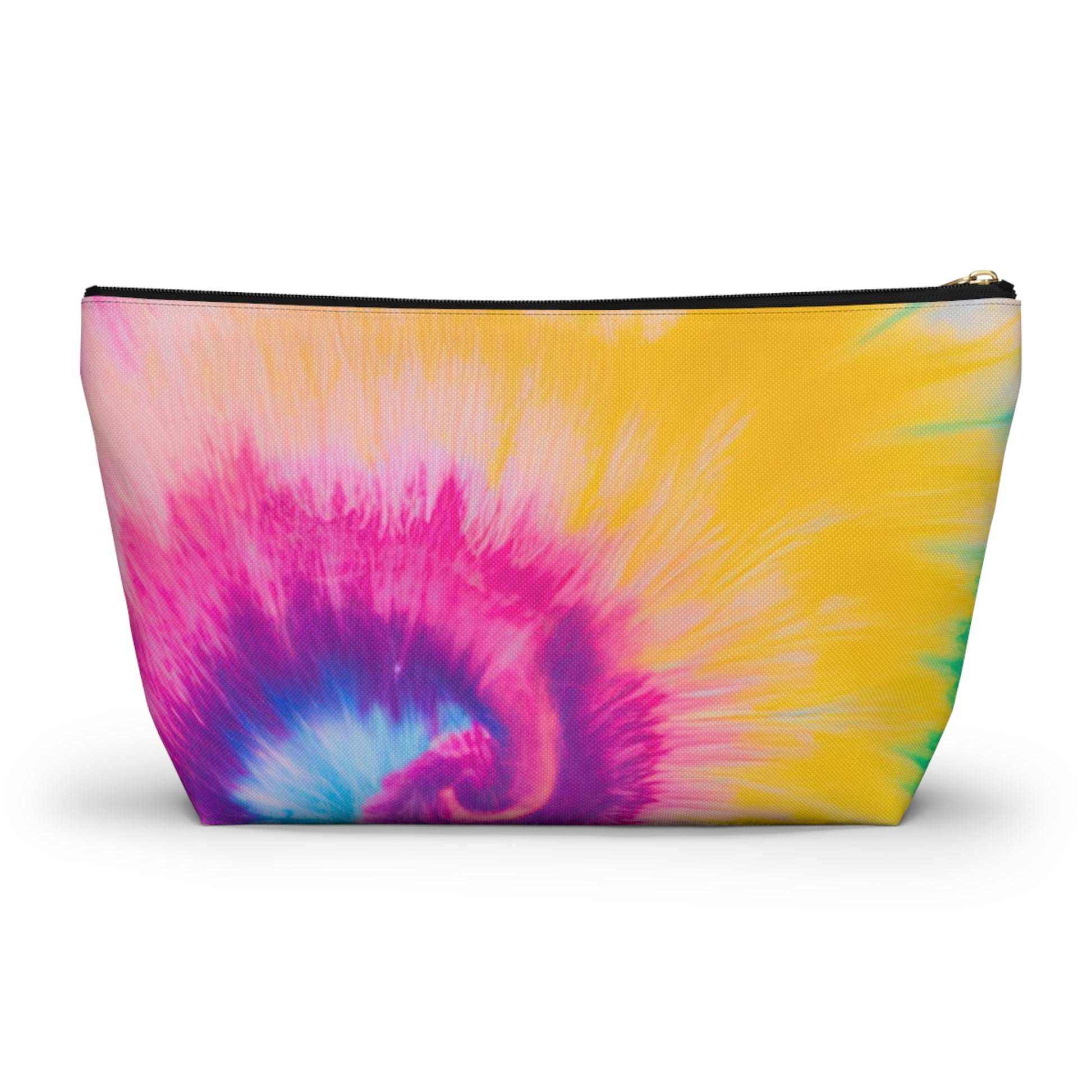 Psychedelic Tie Dye Accessory Pouch w T-bottom, Artsulli - Art is Long, Life is Short, Bags, , , , , , , 