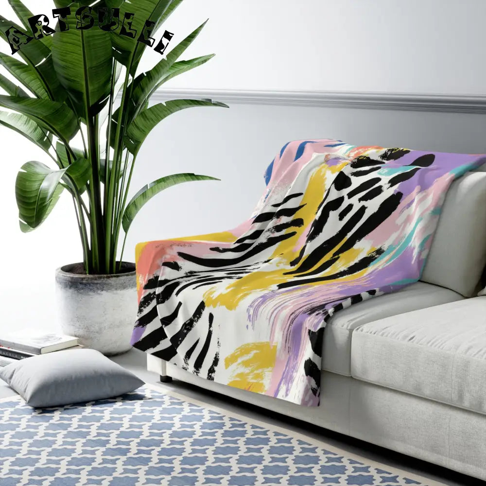 JAKKOUTTHEBXX Wild Zebra Stripes x Paint Brush Strokes Multi-Color