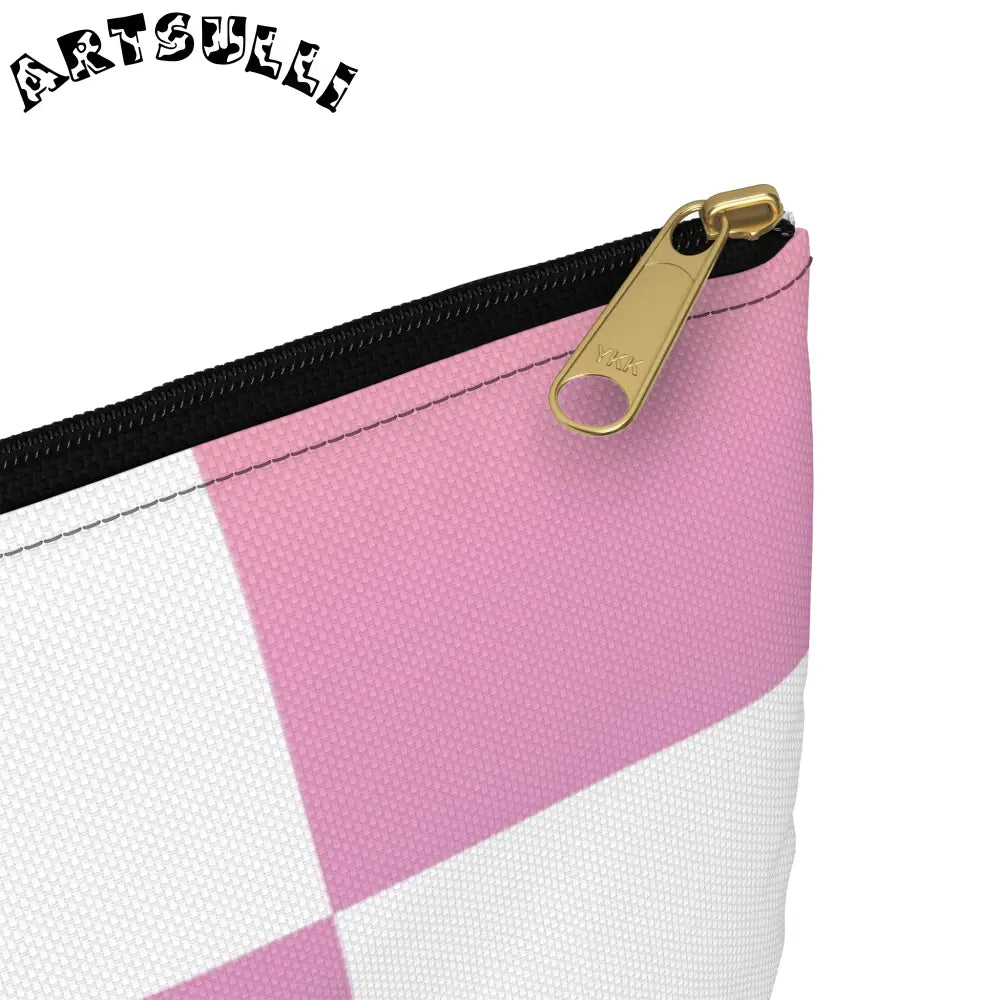 JAKKOUTTHEBXX Vaporwave Check Accessory Pouch JAKKOUTTHEBXX Artsulli