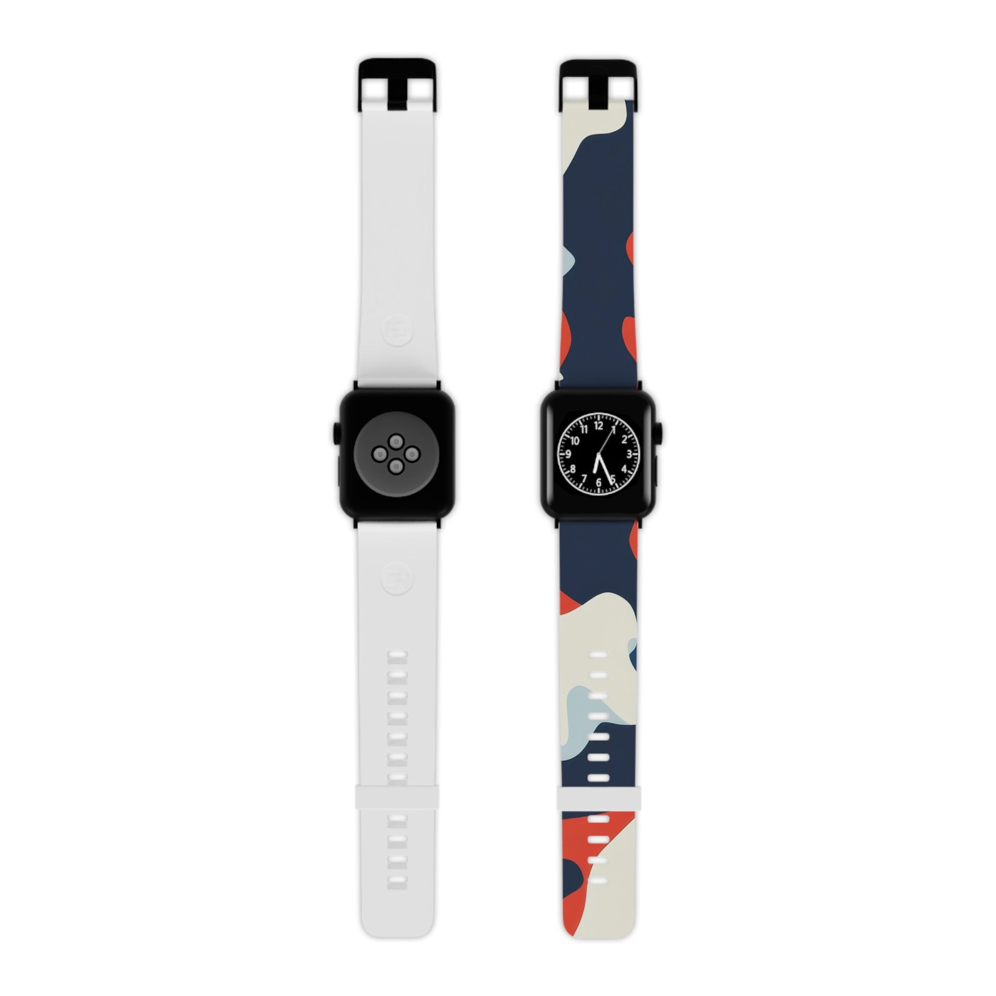 Camo Ghosts Watch Band for Apple Watch, Artsulli - Art is Long, Life is Short, Accessories, Size, 8'' × 0.75'' / 42 - 44 mm, Color, Black, , , 15979729969061