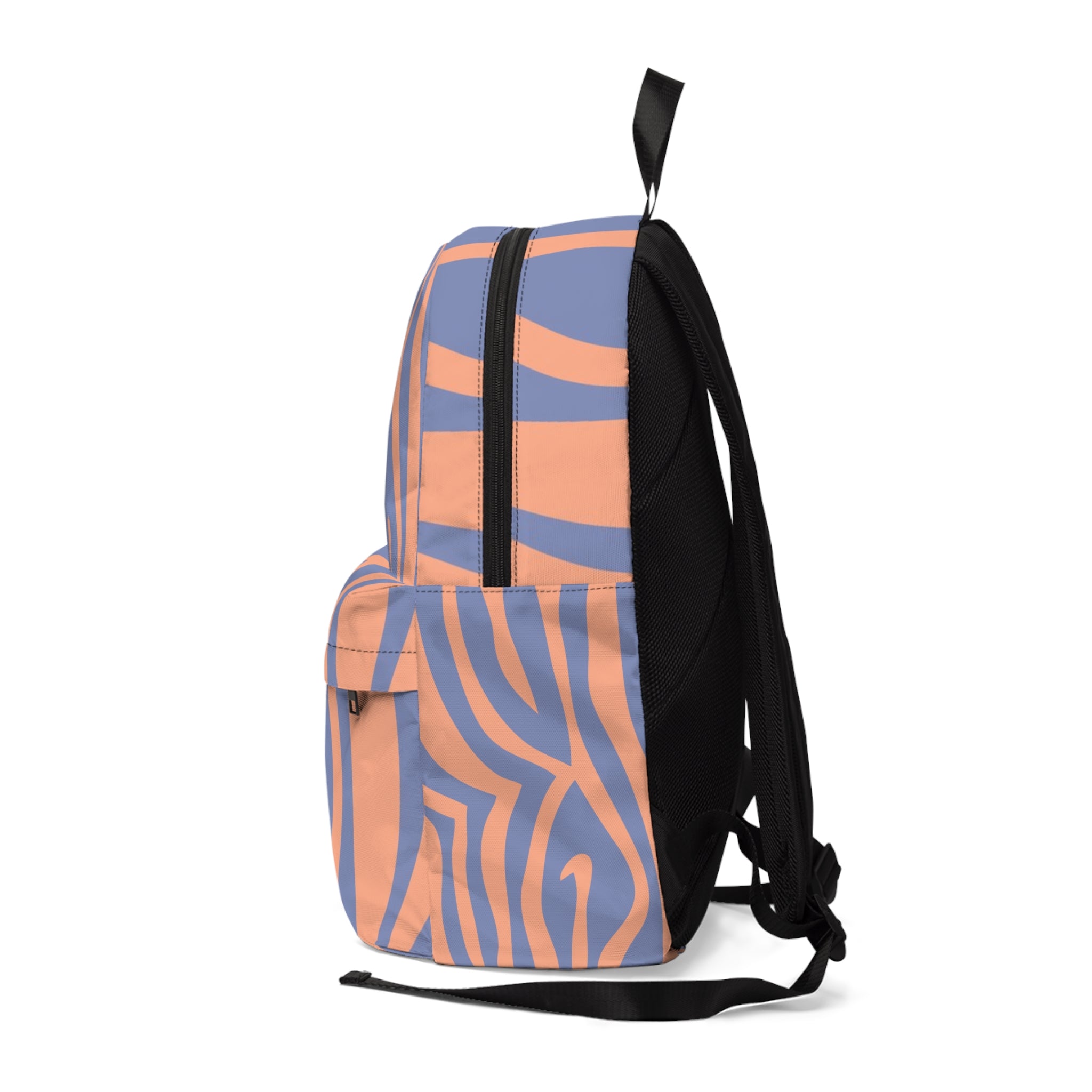 Melting Zebra Stripes Unisex Classic Backpack, Artsulli - Art is Long, Life is Short, Bags, , , , , , , 