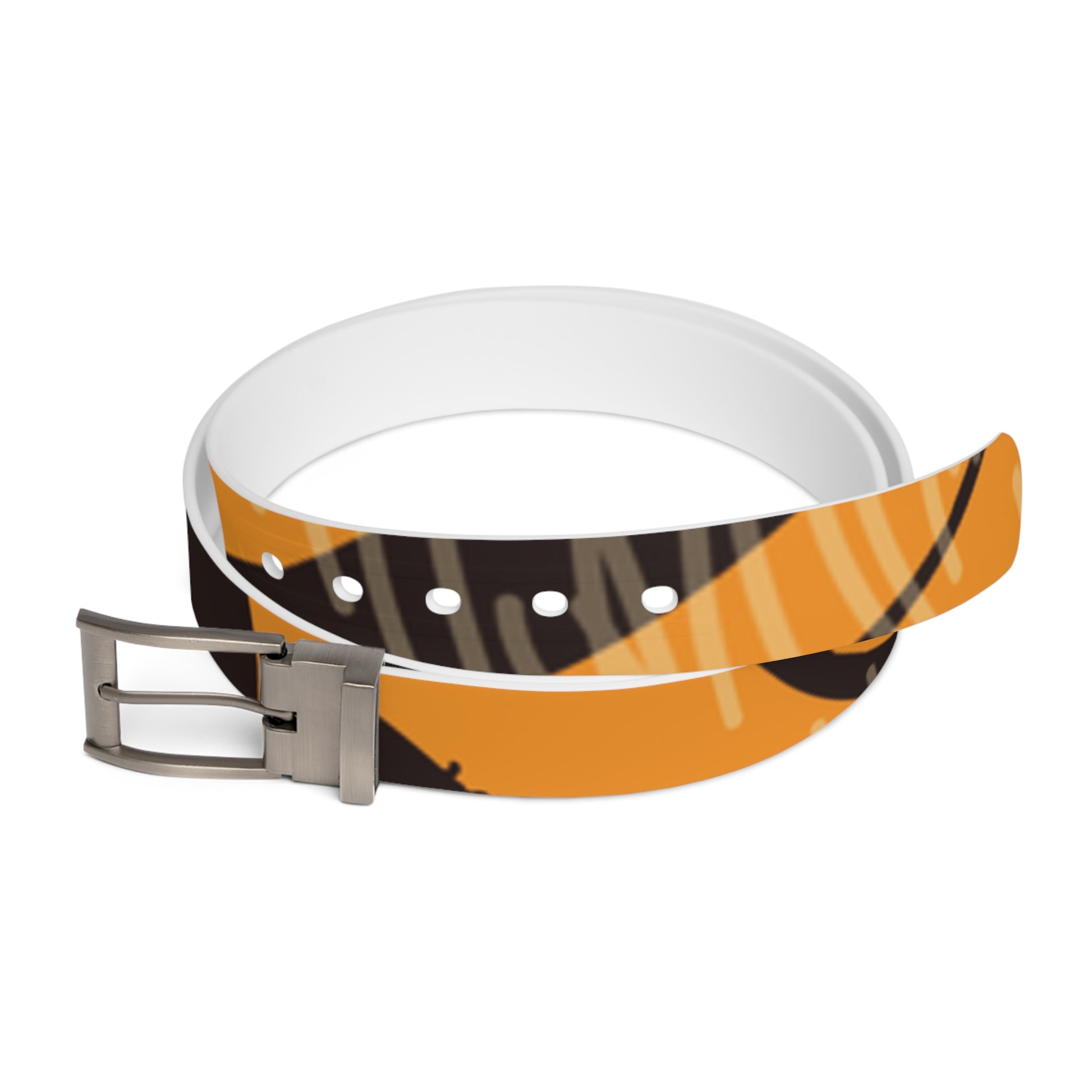 Tiger Scratches Orange & Black Belt, Artsulli - Art is Long, Life is Short, Accessories, Material, Gun Metal, Size, 50'', , , 12918416118898