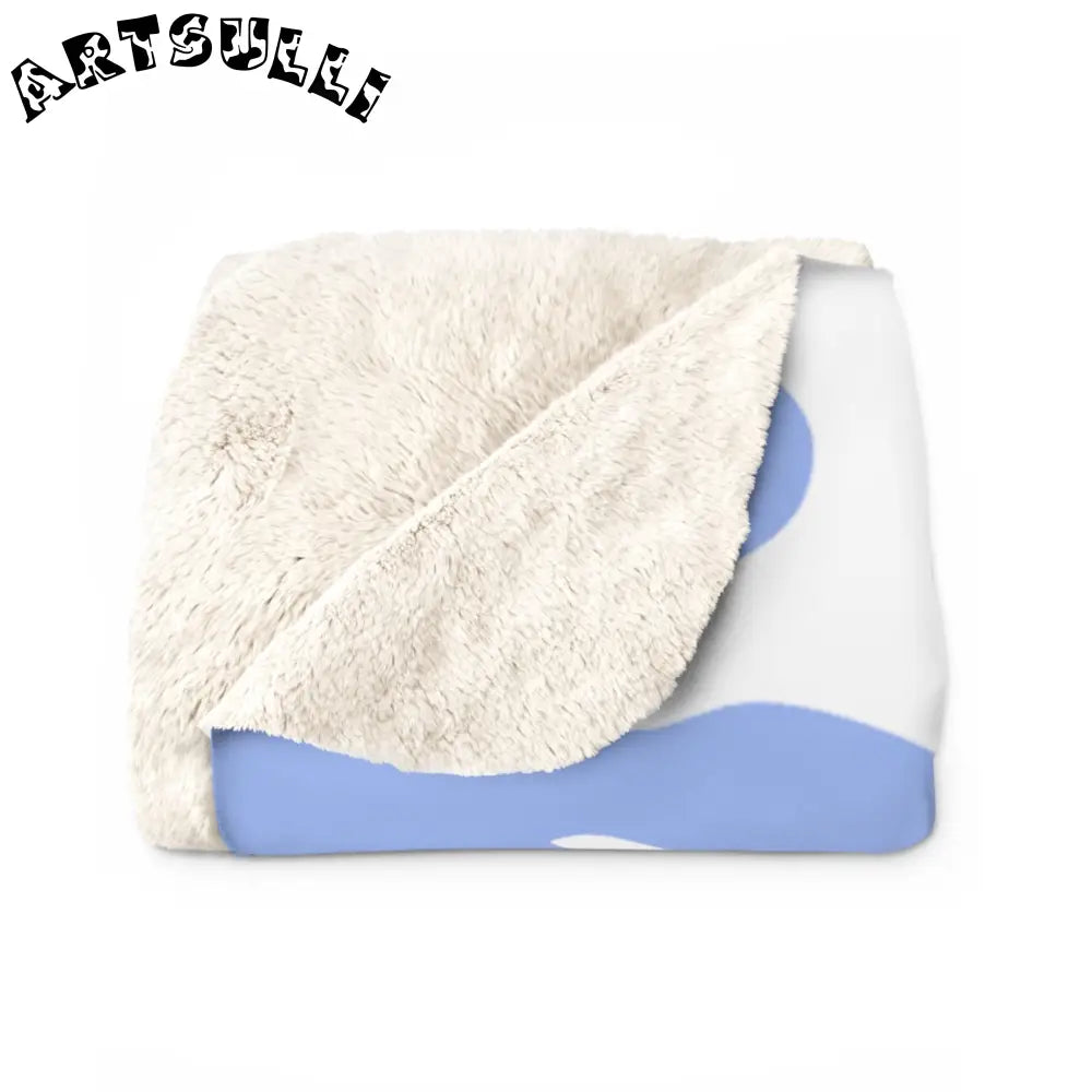JAKKOUTTHEBXX Water Splash Sherpa Fleece Blanket JAKKOUTTHEBXX