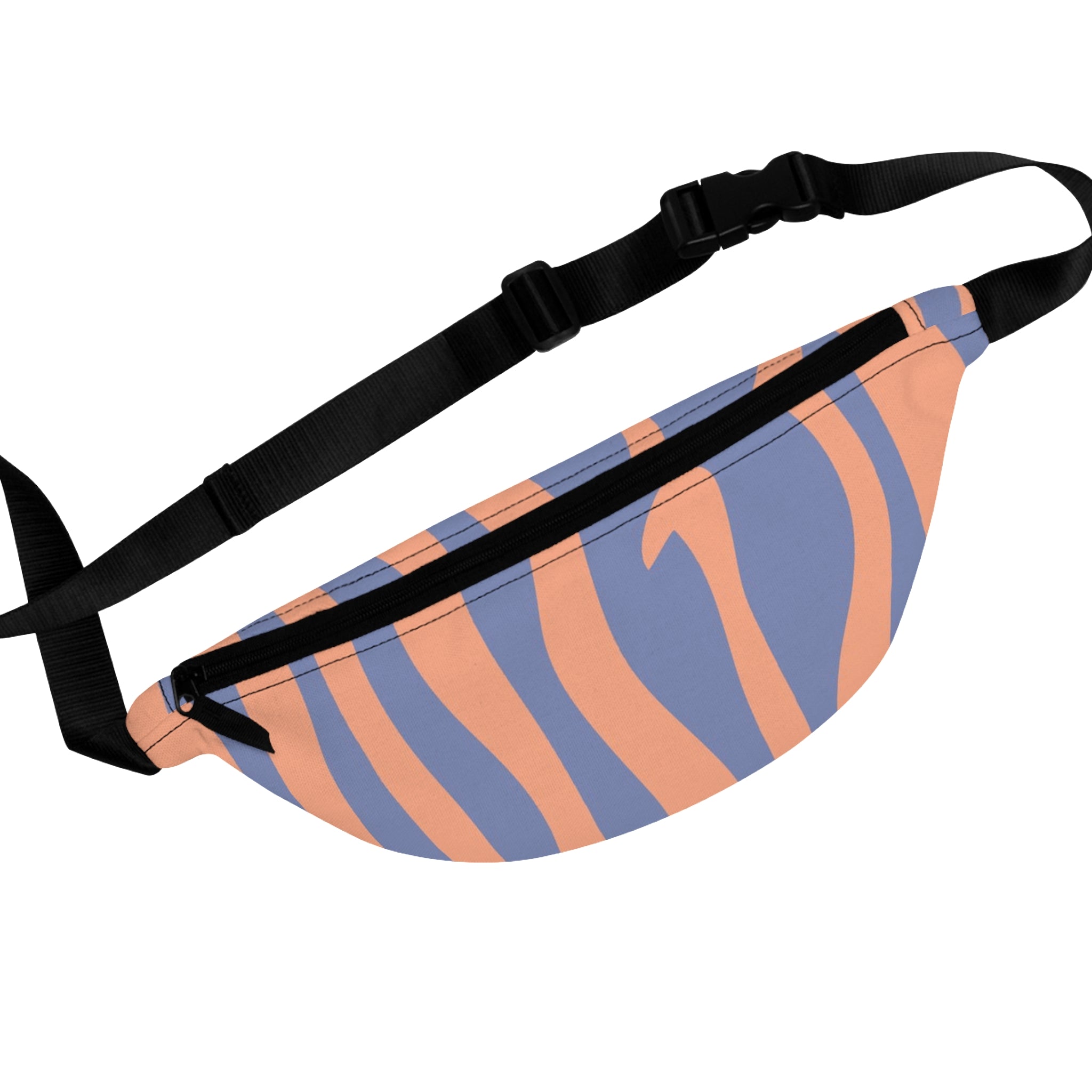 Melting Zebra Stripes Fanny Pack, Artsulli - Art is Long, Life is Short, Bags, Size, One size, , , , , 70739530621308