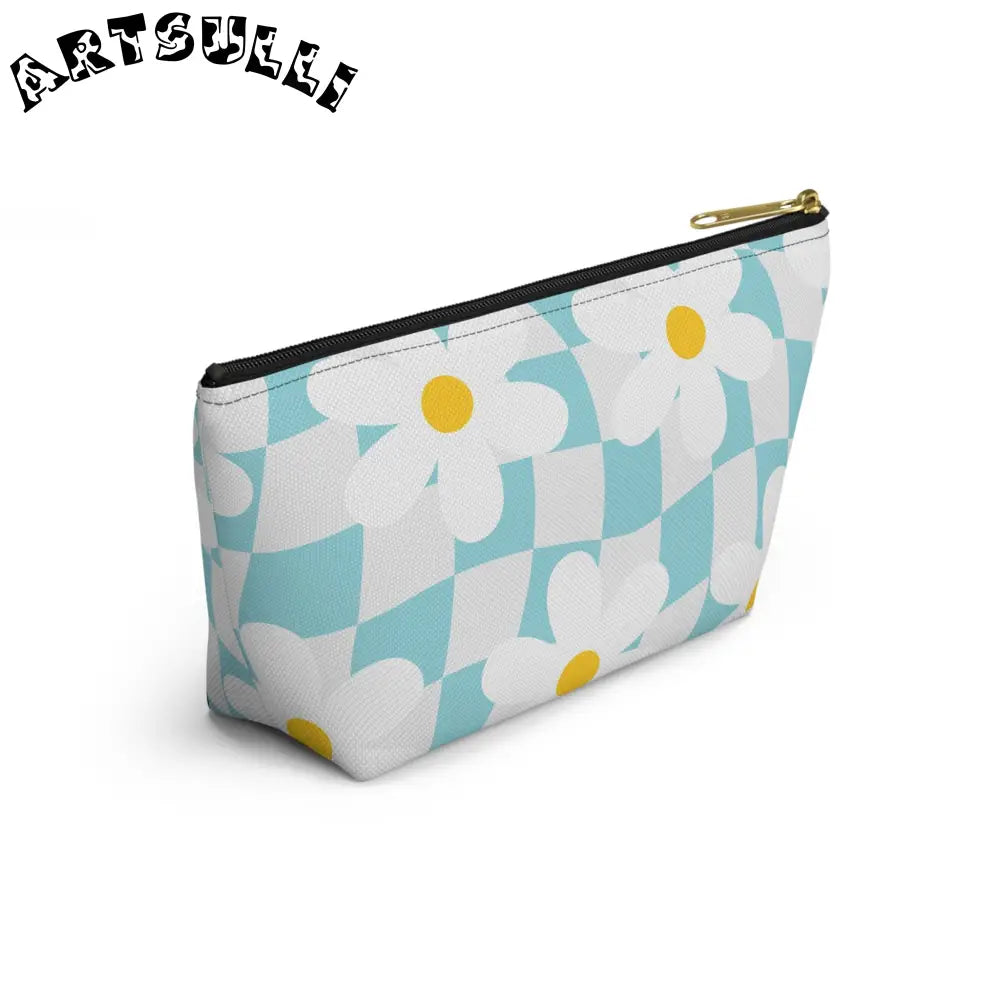 JAKKOUTTHEBXX Trippy Check Garden II Accessory Pouch w T-bottom