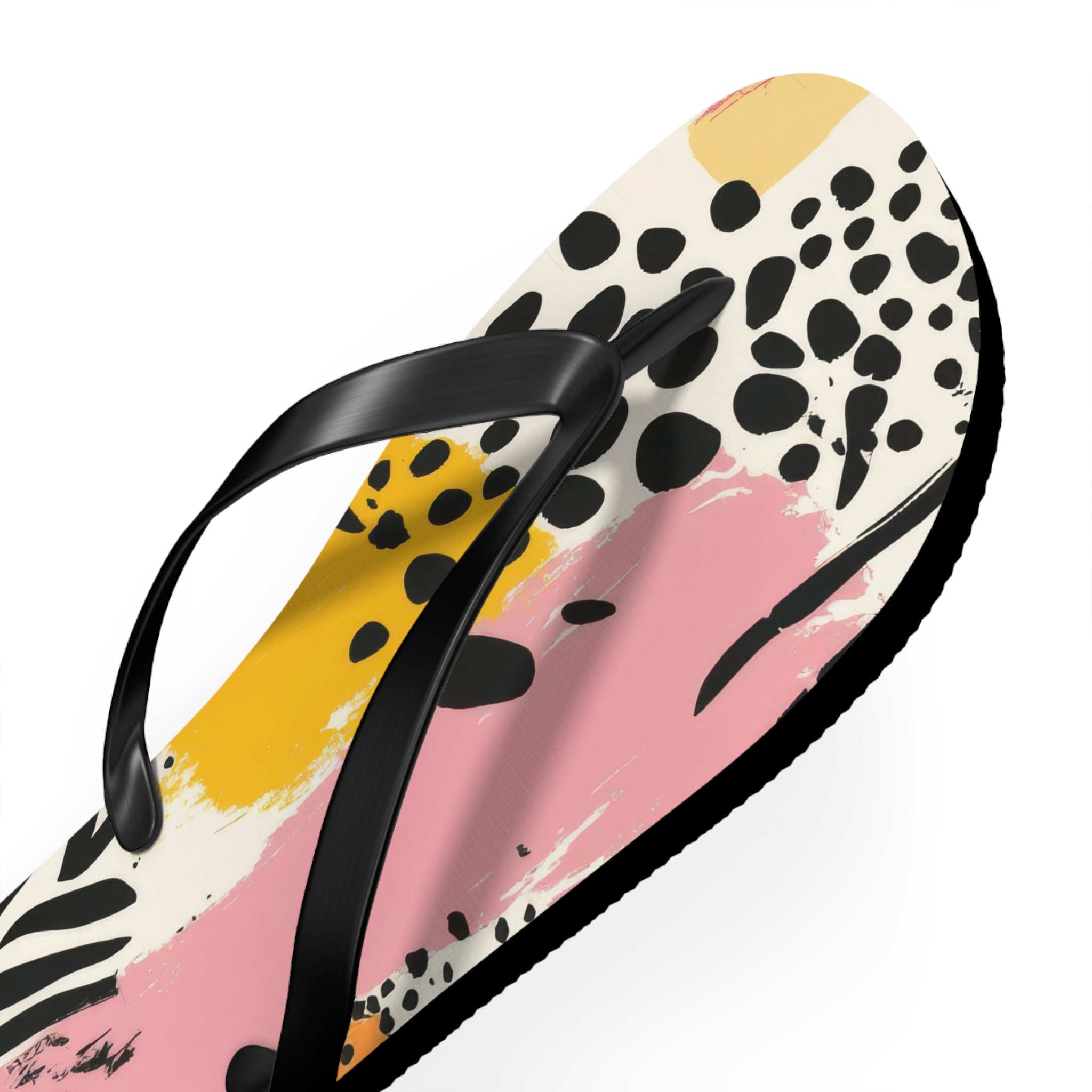 Rae Zebra Rhapsody II Flip Flops, Artsulli - Art is Long, Life is Short, Shoes, , , , , , , 