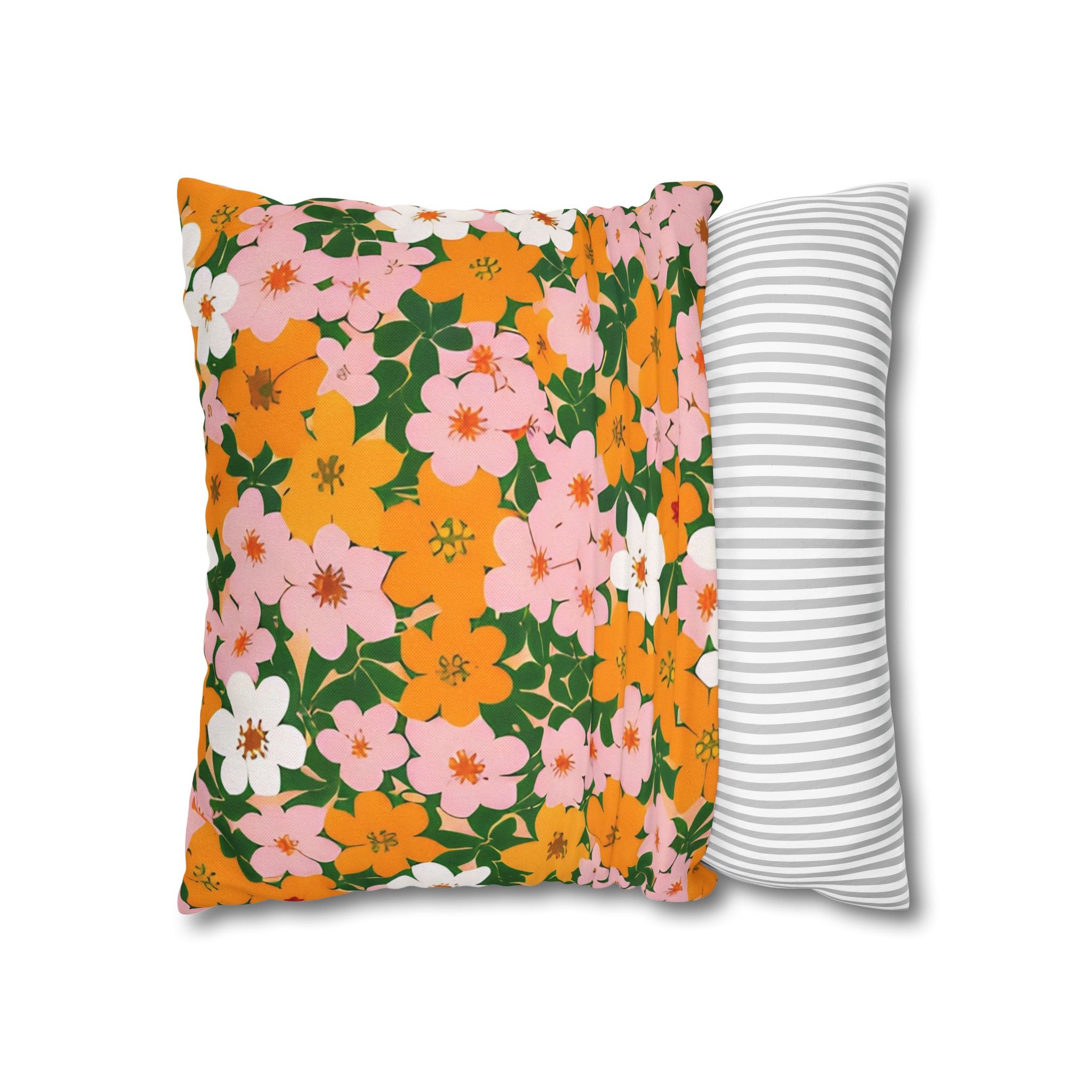 Spun Polyester Square Pillowcase, Artsulli - Art is Long, Life is Short, Home Decor, , , , , , , 