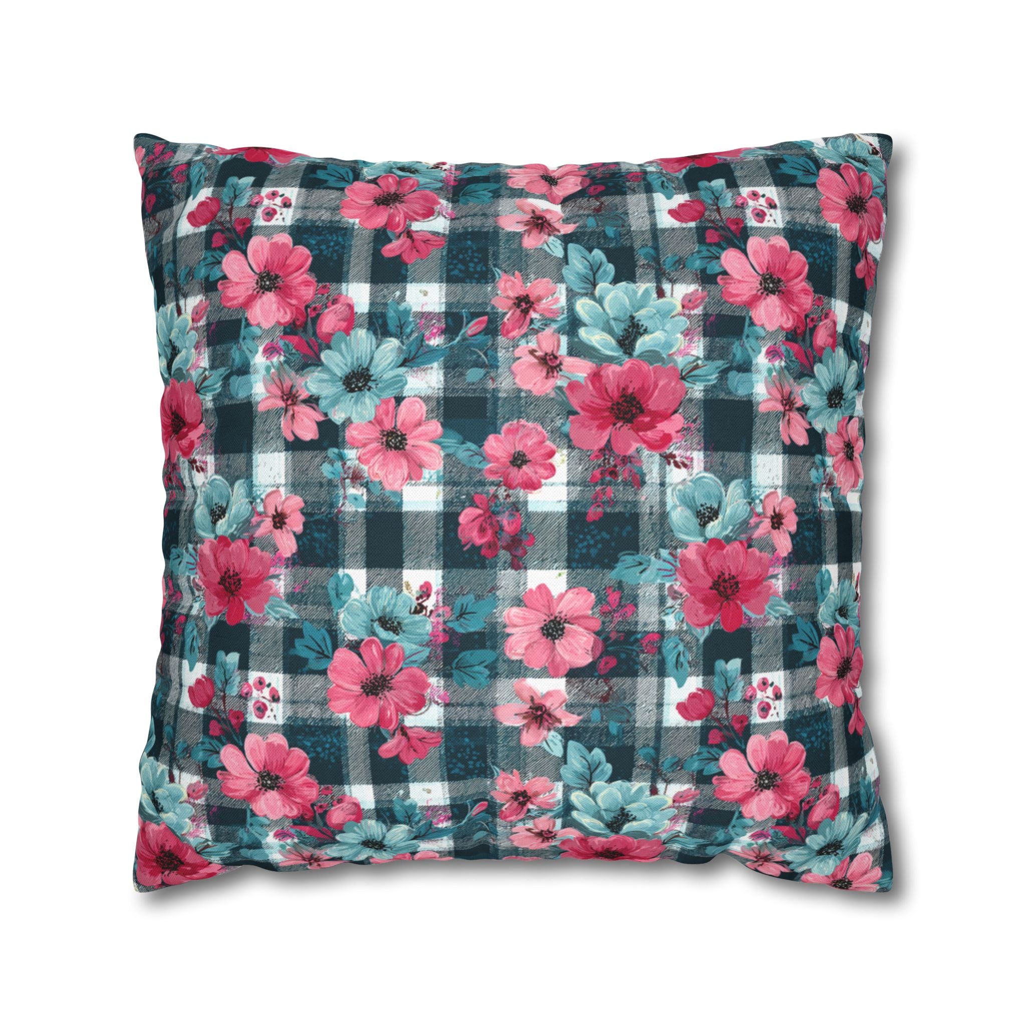 Spun Polyester Square Pillowcase