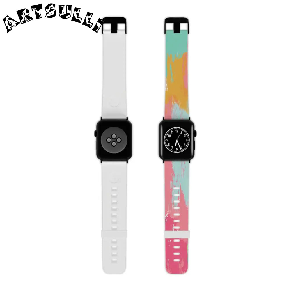 JAKKOUTTHEBXX Preppy Pixel Bloom Watch Band for Apple Watch