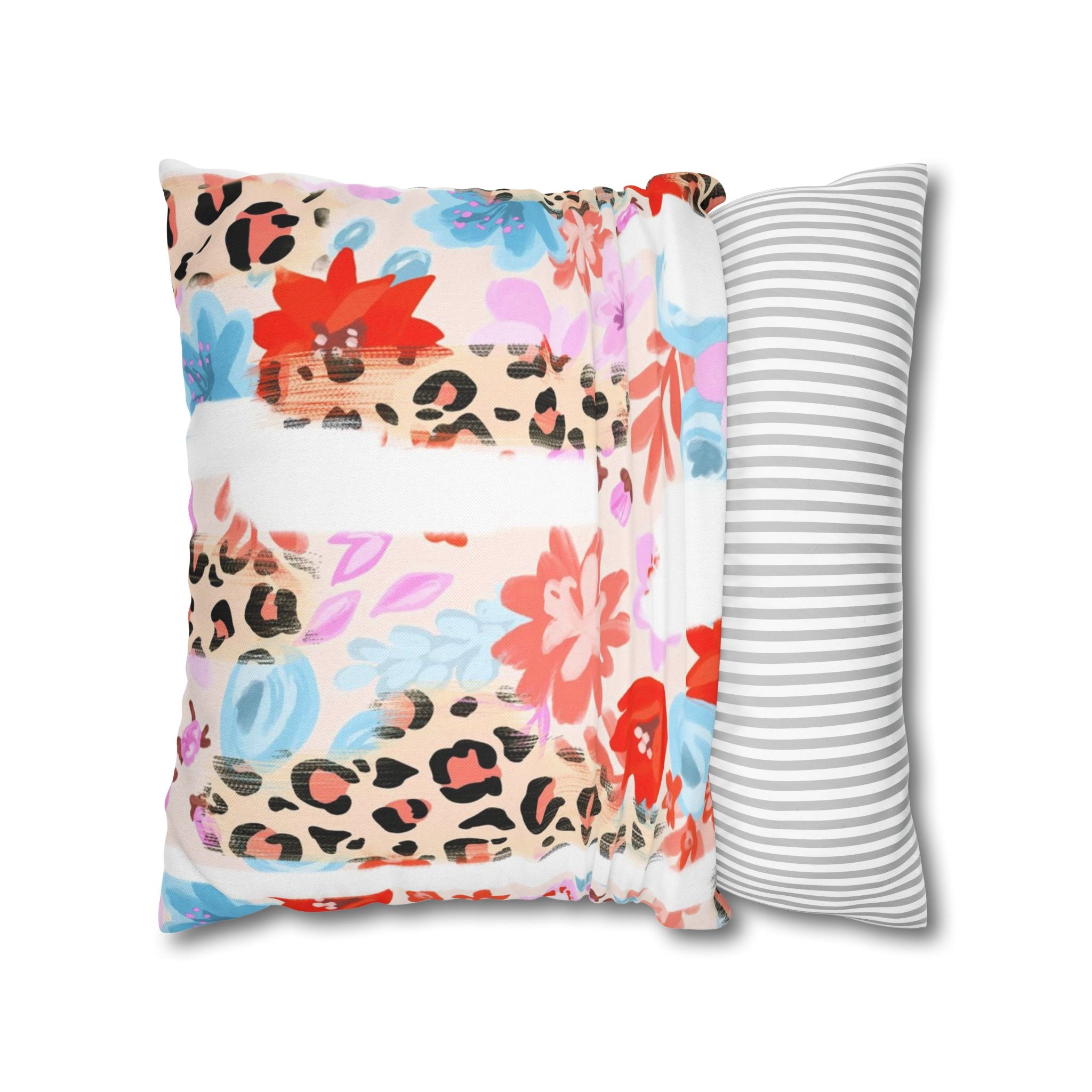 Spun Polyester Square Pillowcase