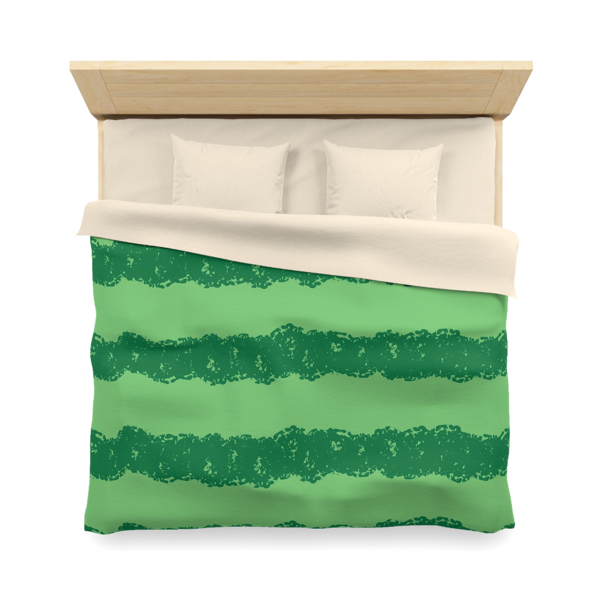 Watermelon Green Microfiber Duvet Cover, Artsulli - Art is Long, Life is Short, Home Decor, , , , , , , 