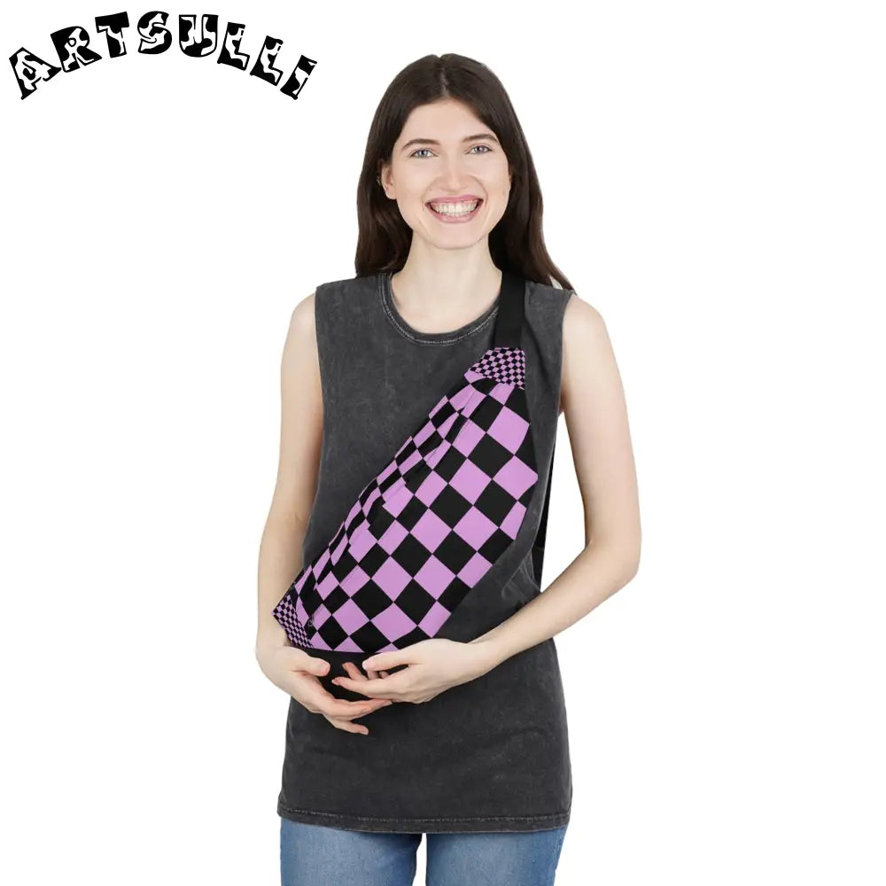 JAKKOUTTHEBXX Pixel Punk Vision Large Fanny Pack JAKKOUTTHEBXX