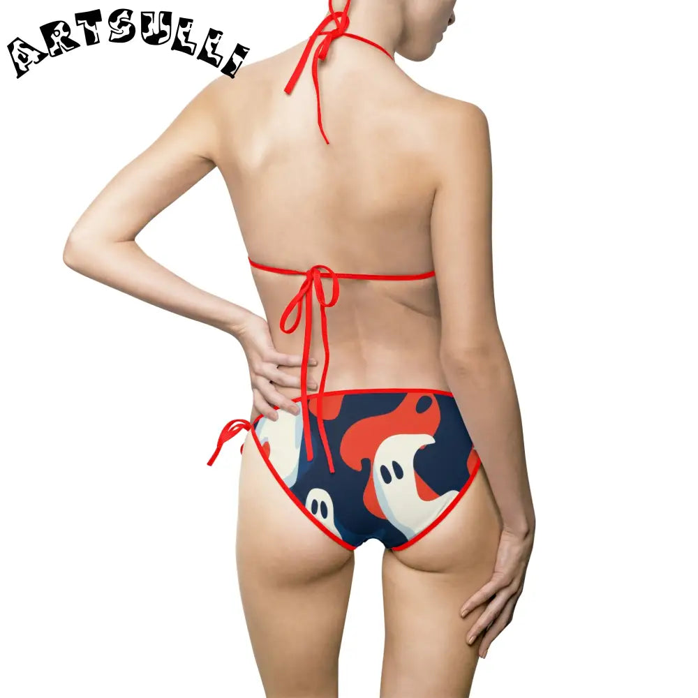 JAKKOUTTHEBXX Camo Ghosts Women’s Bikini Swimsuit (AOP)