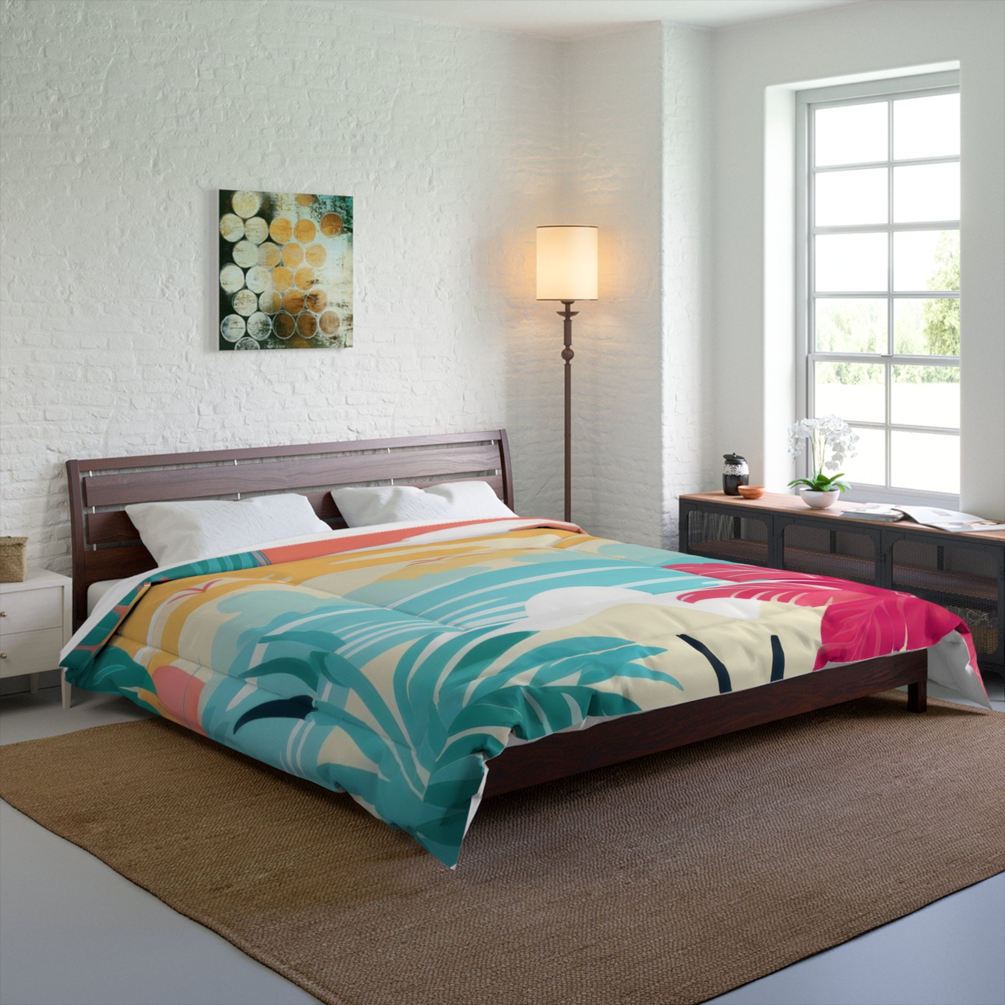 Afshar Island Dream Comforter, Artsulli - Art is Long, Life is Short, Home Decor, , , , , , , 