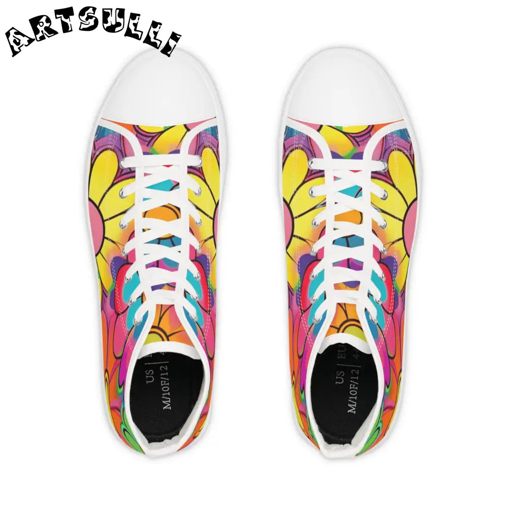 JAKKOUTTHEBXX Chromatic Daisy Dream Men’s High Top Sneakers