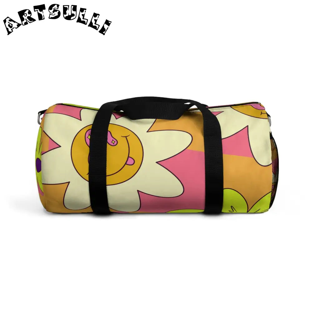 JAKKOUTTHEBXX Trippy Sour Face Rave Duffel Bag JAKKOUTTHEBXX