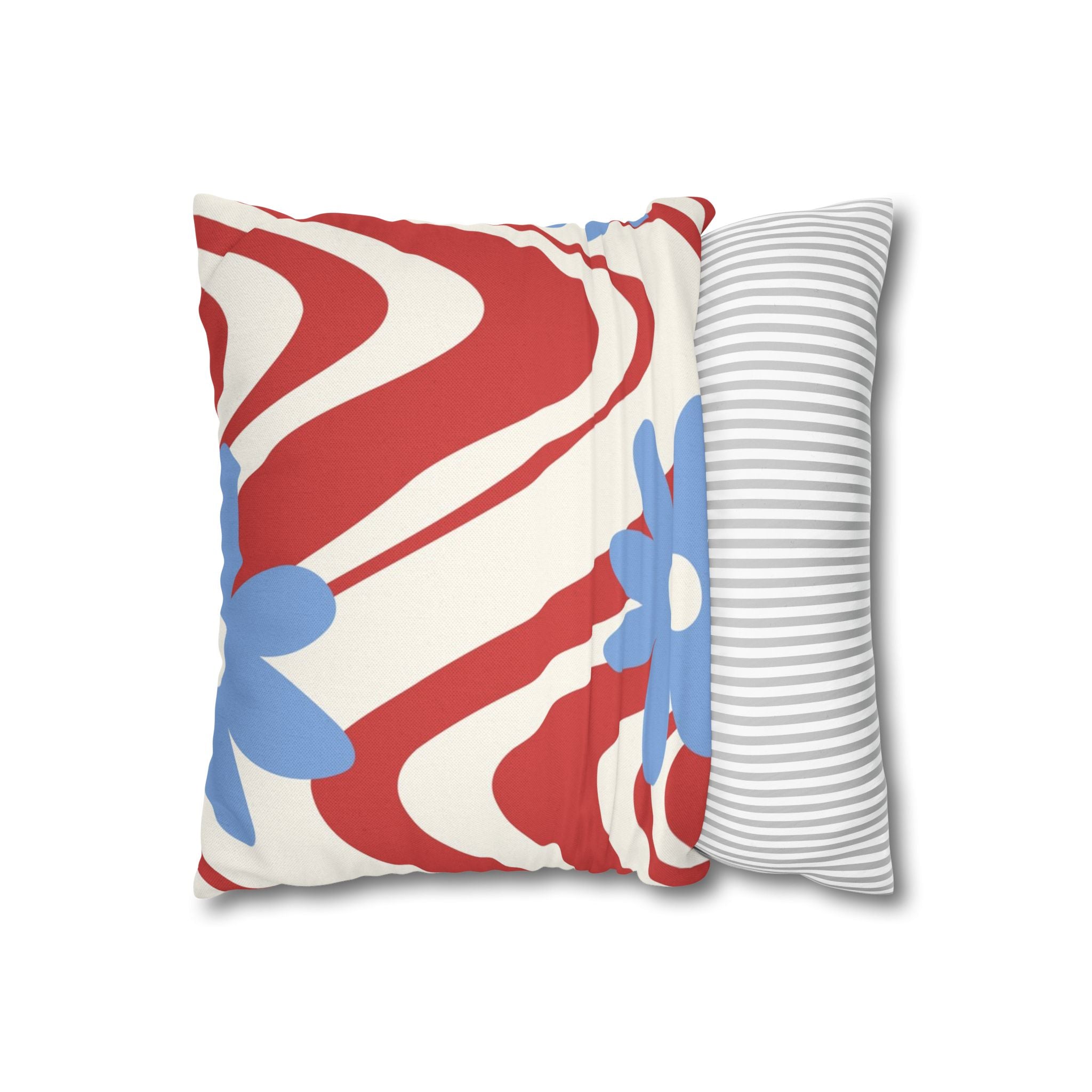 Spun Polyester Square Pillowcase