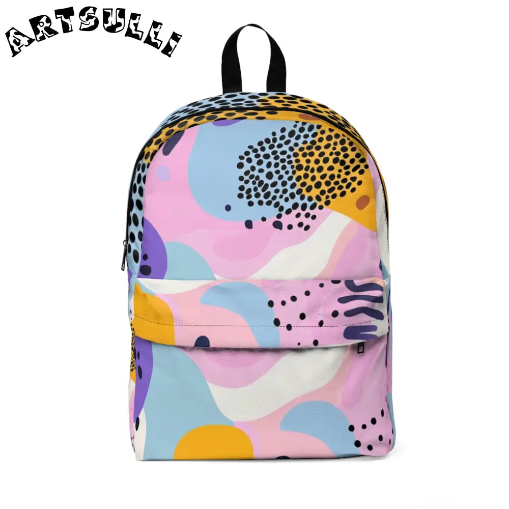 JAKKOUTTHEBXX Colorful Abstract Dots and Shapes Unisex Classic