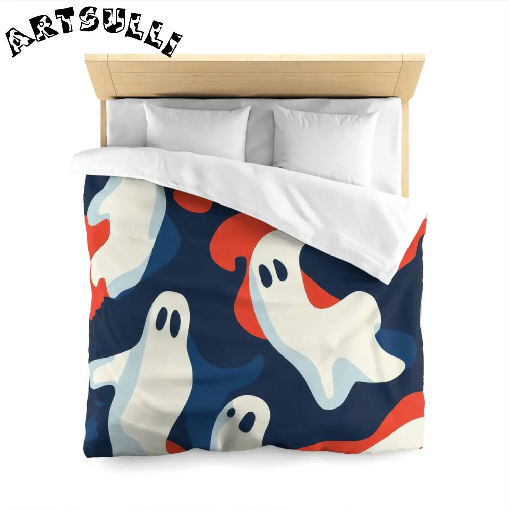 JAKKOUTTHEBXX Camo Ghosts Microfiber Duvet Cover JAKKOUTTHEBXX