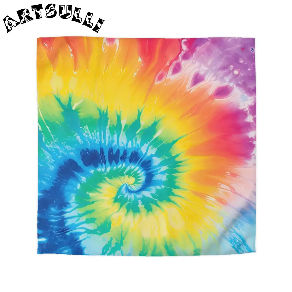 JAKKOUTTHEBXX Tie Dye Spiral Rainbow Duvet Cover 2025