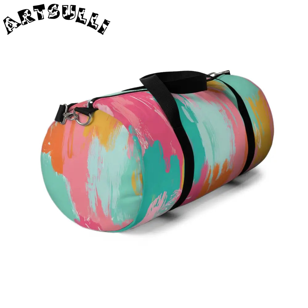 JAKKOUTTHEBXX Preppy Pixel Bloom II Duffel Bag JAKKOUTTHEBXX