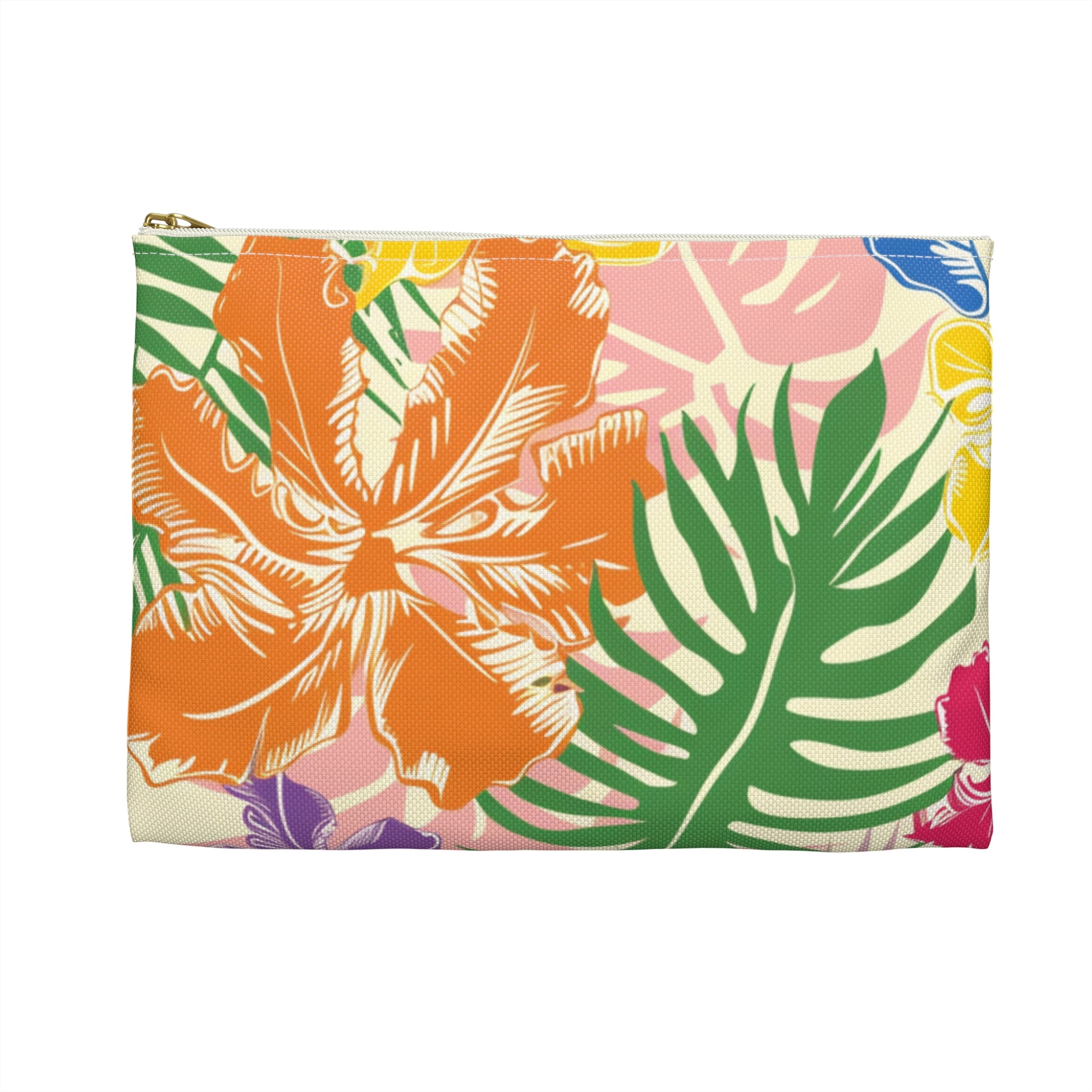 Blooming Tropical Flowers  Accessory Pouch, Artsulli - Art is Long, Life is Short, Bags, , , , , , , 