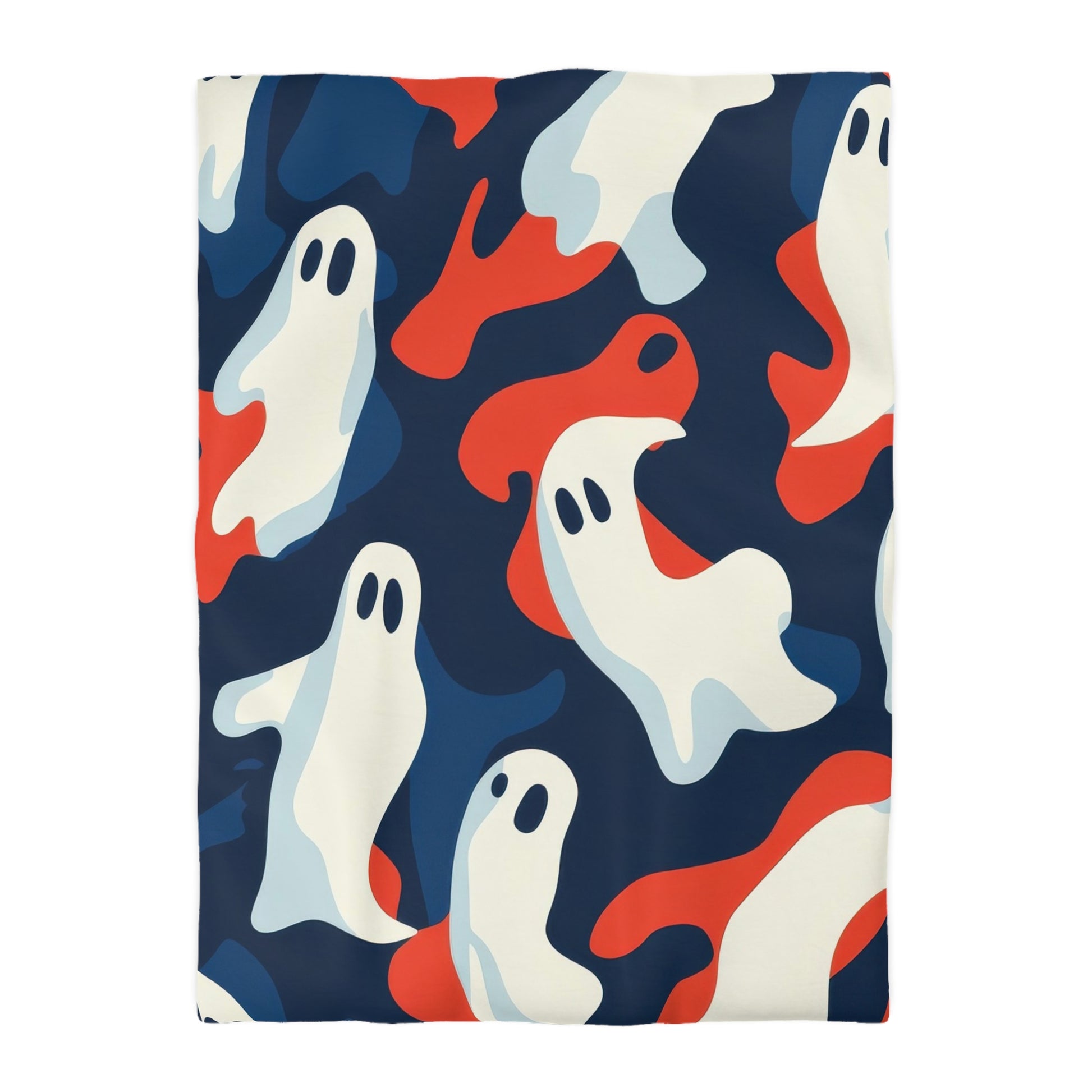 Camo Ghosts Microfiber Duvet Cover, Artsulli - Art is Long, Life is Short, Home Decor, Size, Twin XL, Color, White, , , 15496279651999