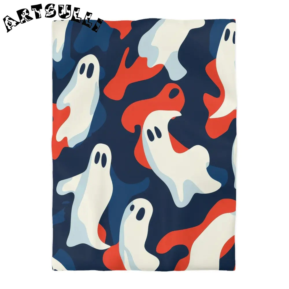 JAKKOUTTHEBXX Camo Ghosts Microfiber Duvet Cover JAKKOUTTHEBXX