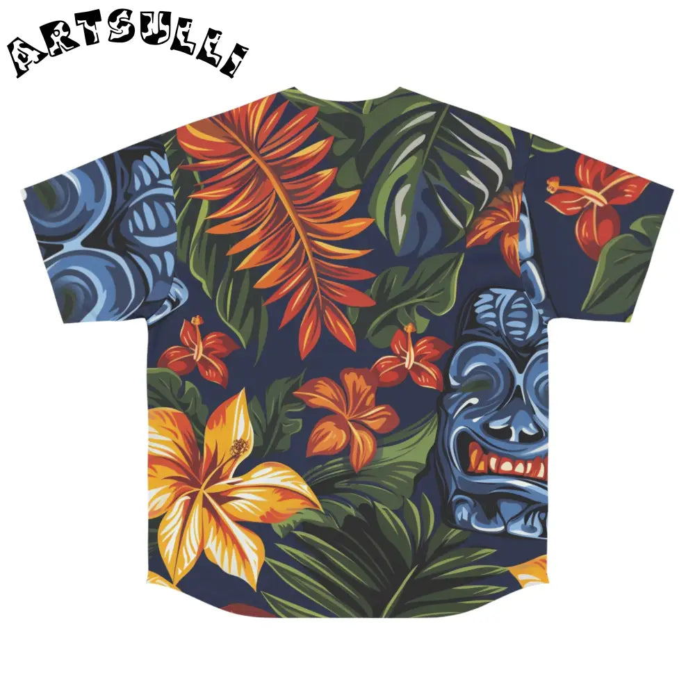 JAKKOUTTHEBXX Tiki Tropic Trending Printed Baseball Jersey 2025