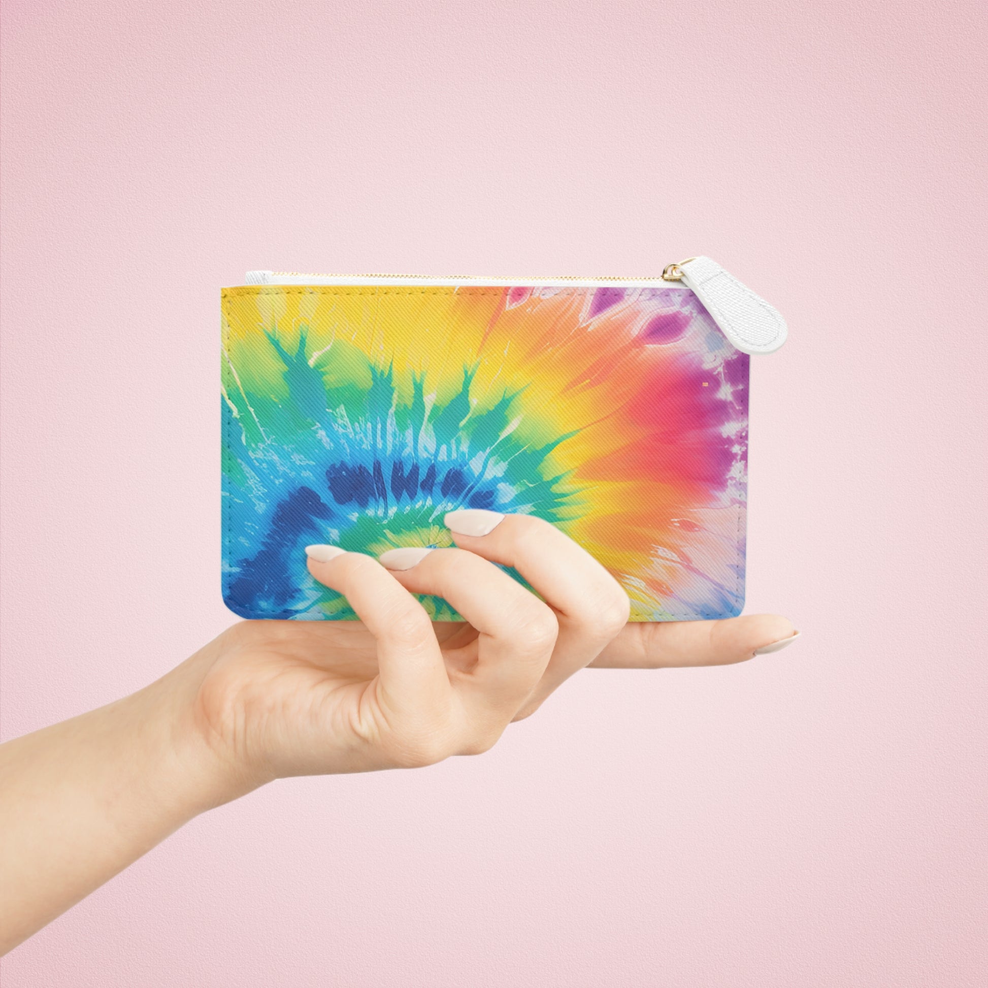 Tie Dye Mini Clutch Bag, Artsulli - Art is Long, Life is Short, Bags, , , , , , , 