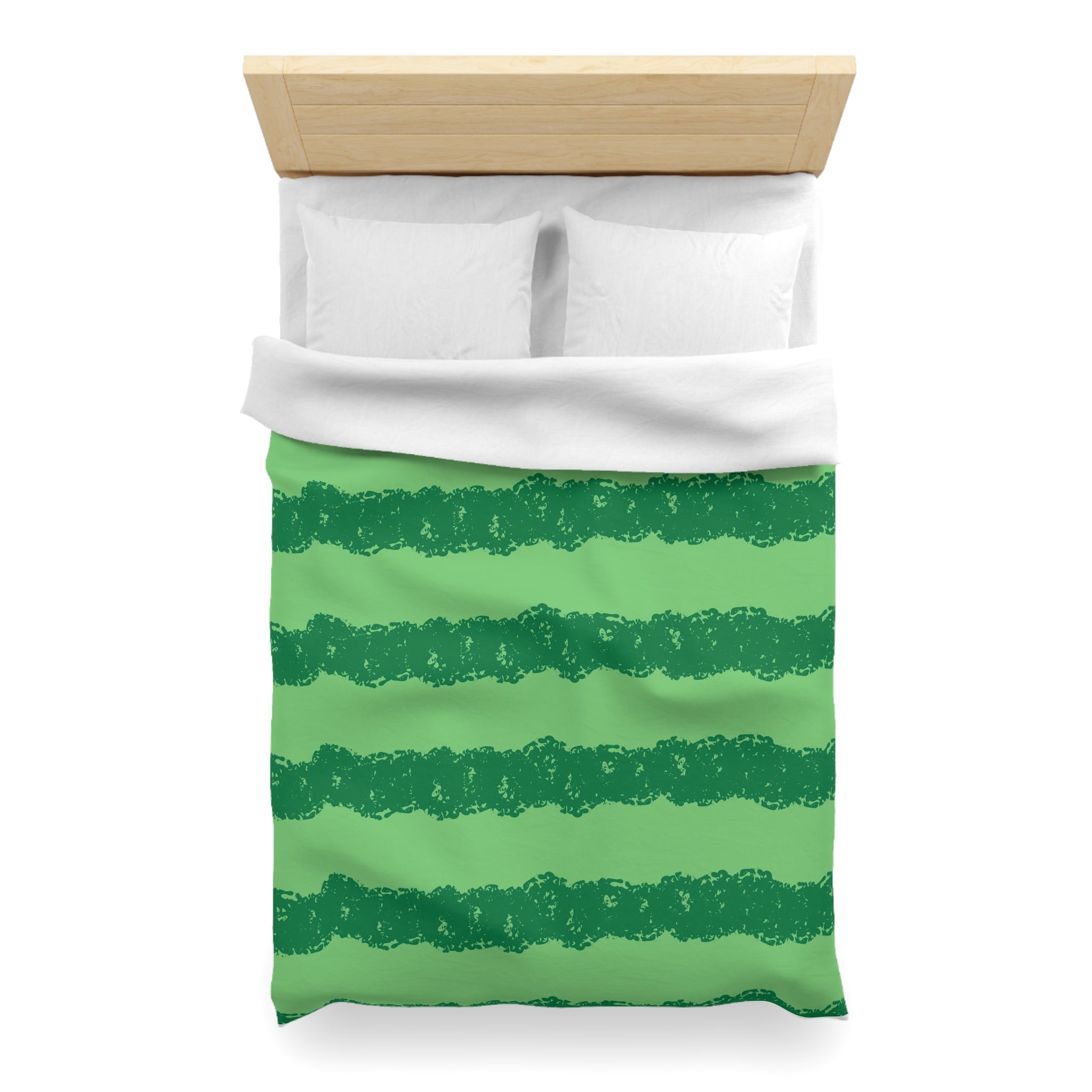 Watermelon Green Microfiber Duvet Cover, Artsulli - Art is Long, Life is Short, Home Decor, , , , , , , 