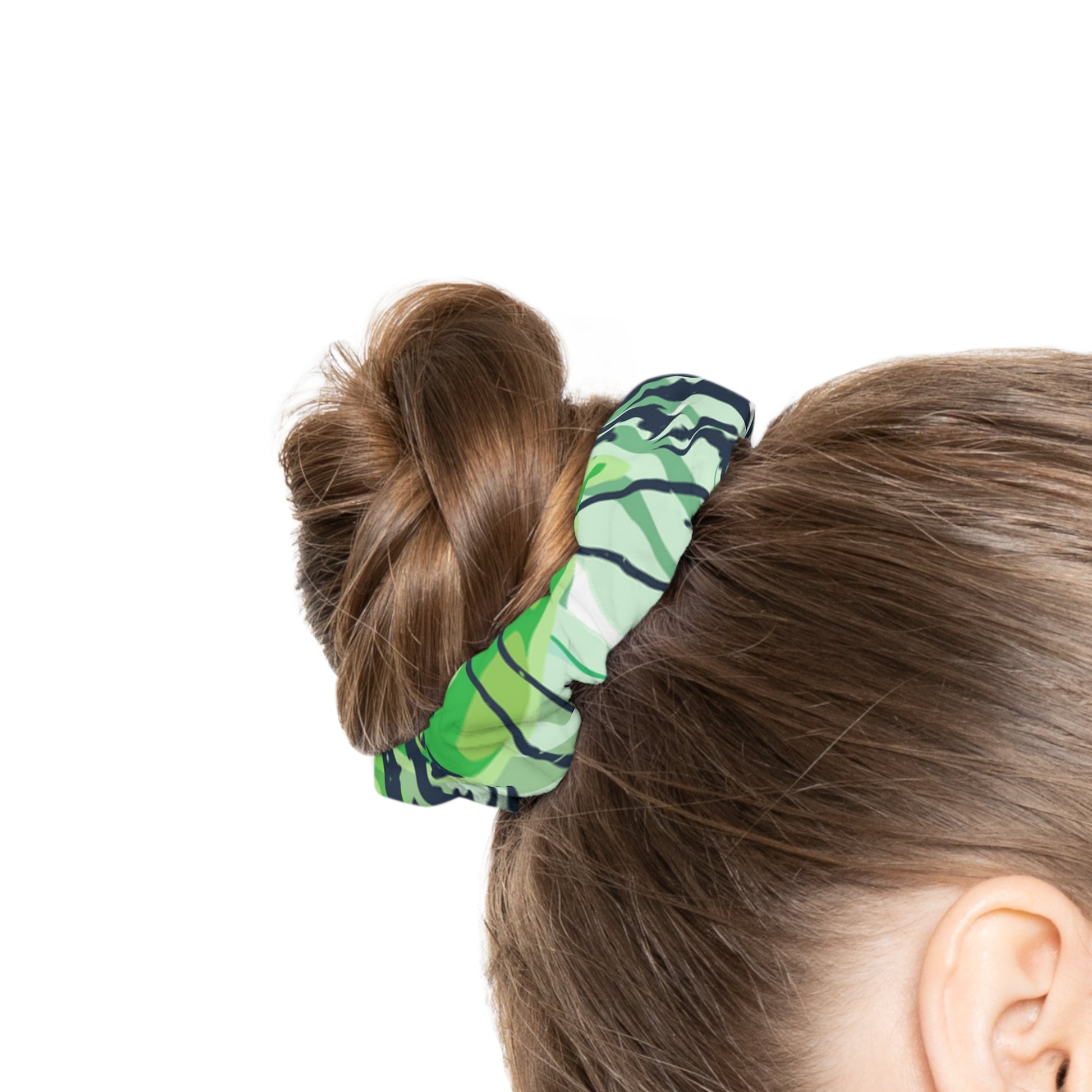 Tropical Jungle Tigers Green Scrunchie, Artsulli - Art is Long, Life is Short, Accessories, , , , , , , 