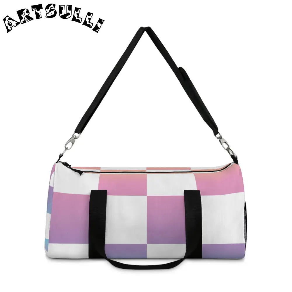 JAKKOUTTHEBXX Vaporwave Check Duffel Bag JAKKOUTTHEBXX Artsulli