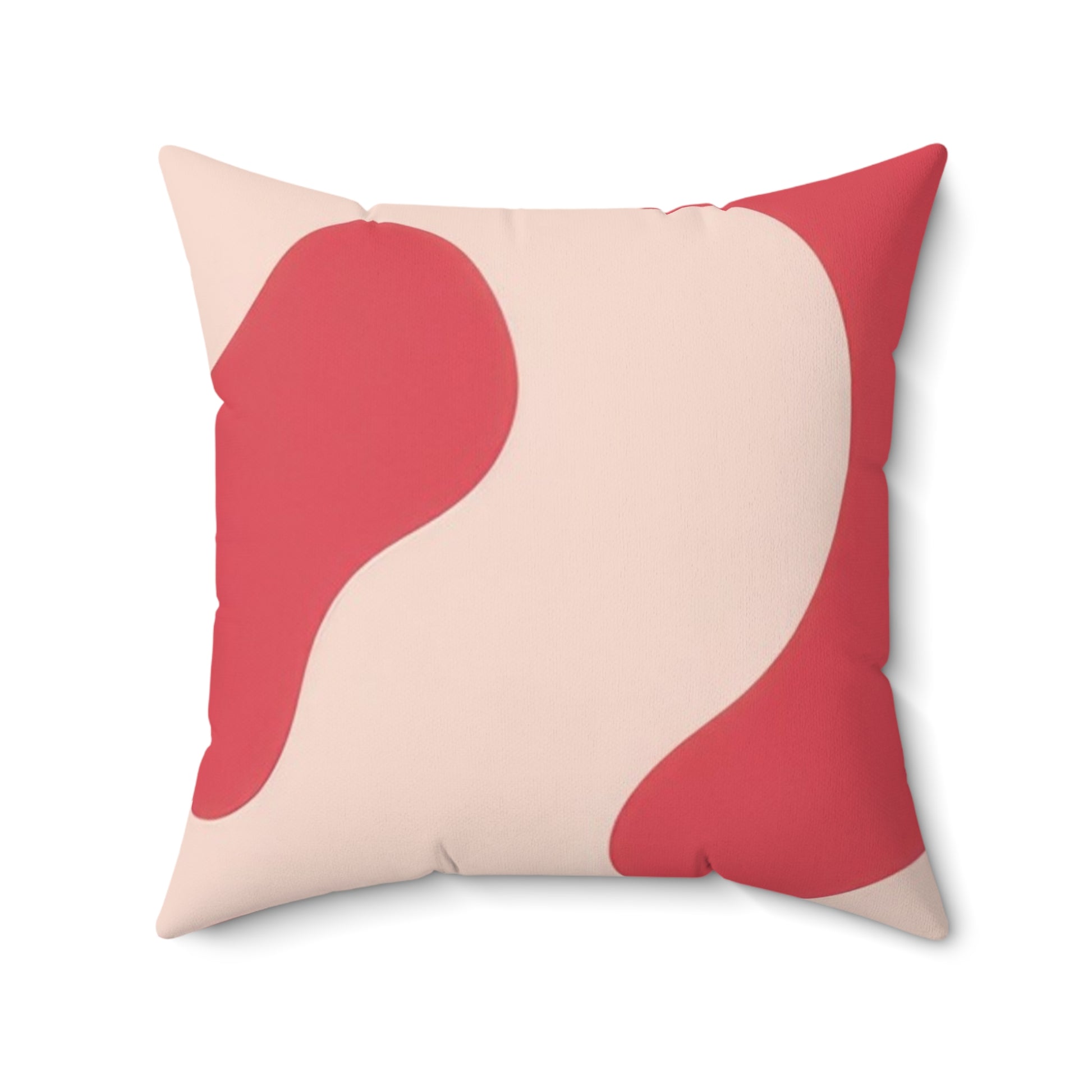 Red Jungle Cow Spun Polyester Square Pillow, Artsulli - Art is Long, Life is Short, Home Decor, Size, 20" × 20", , , , , 83988211967513409519