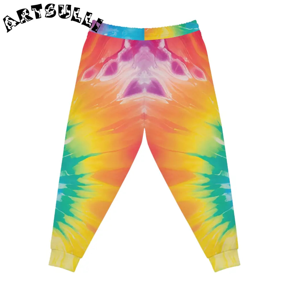 JAKKOUTTHEBXX Tie Dye Rainbow Jogging Pants 2025