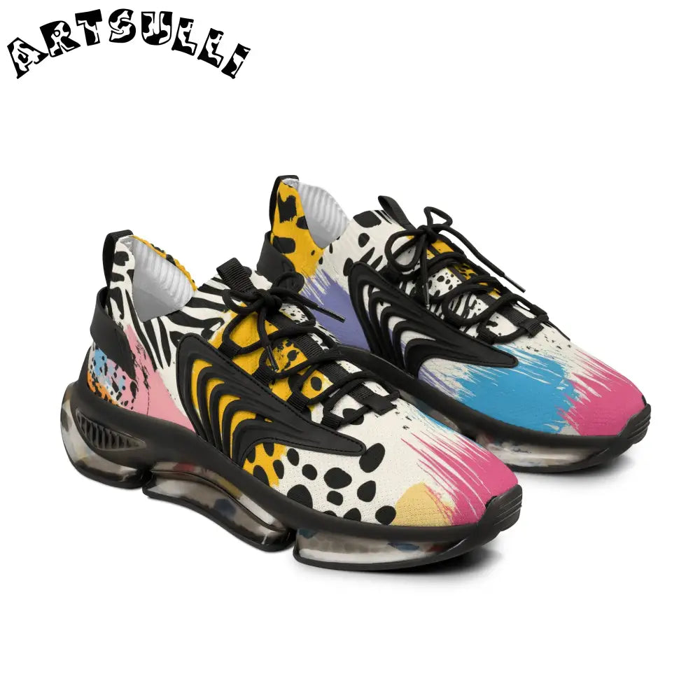 JAKKOUTTHEBXX Rae Zebra Rhapsody II Men’s Mesh Sneakers