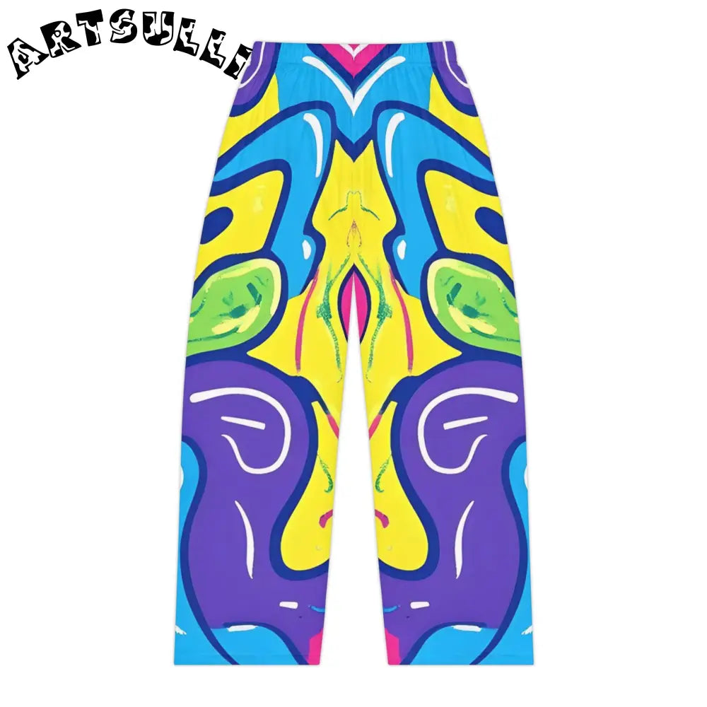 JAKKOUTTHEBXX Colorful Abstract Illustration Printed Pajama Pants 2025