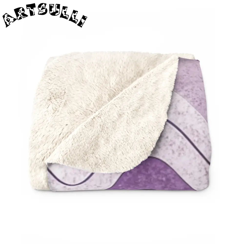 JAKKOUTTHEBXX Bat Wave Sherpa Fleece Blanket JAKKOUTTHEBXX Artsulli