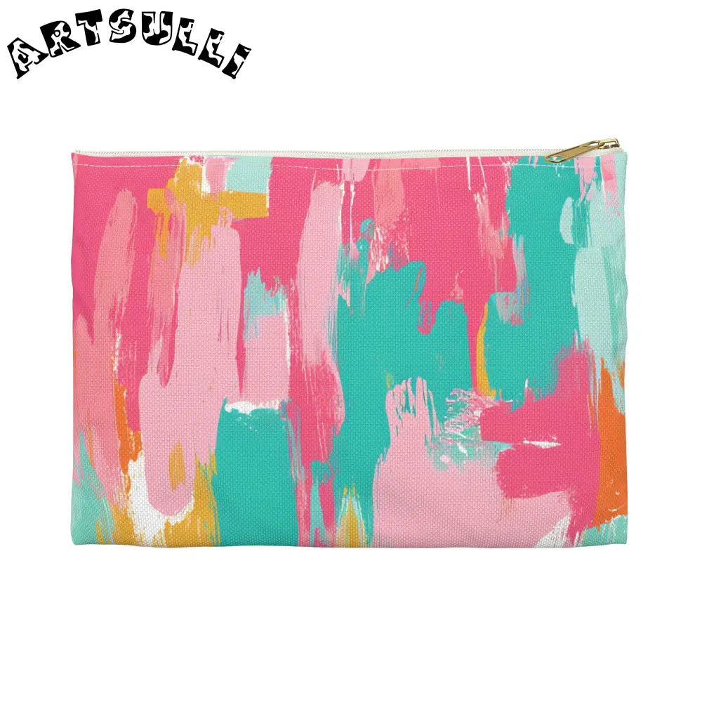 JAKKOUTTHEBXX Preppy Pixel Bloom II Accessory Pouch JAKKOUTTHEBXX
